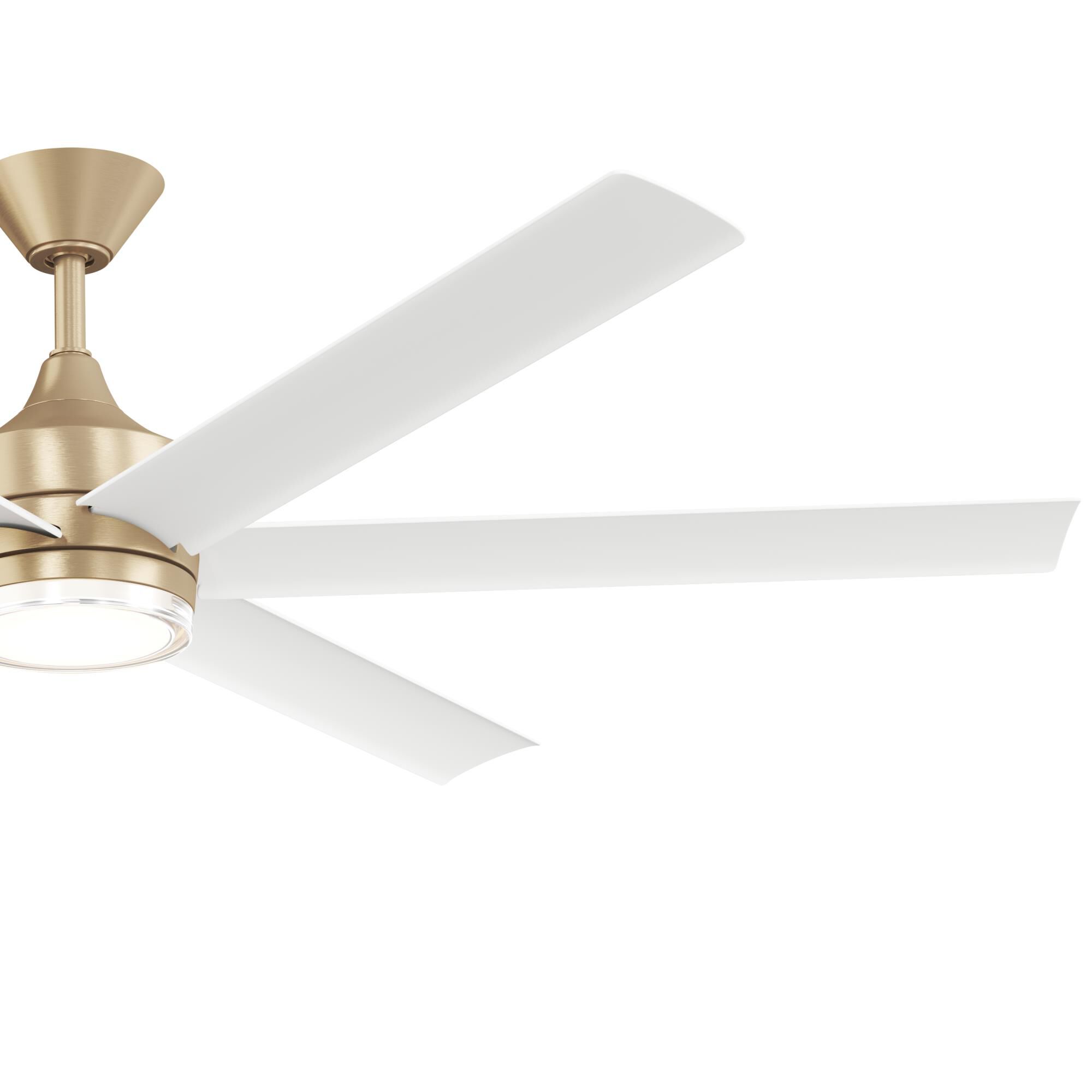 Shown in Champagne Bronze finish and Clear Polycarbonate with Inside Frosted Acrylic glass