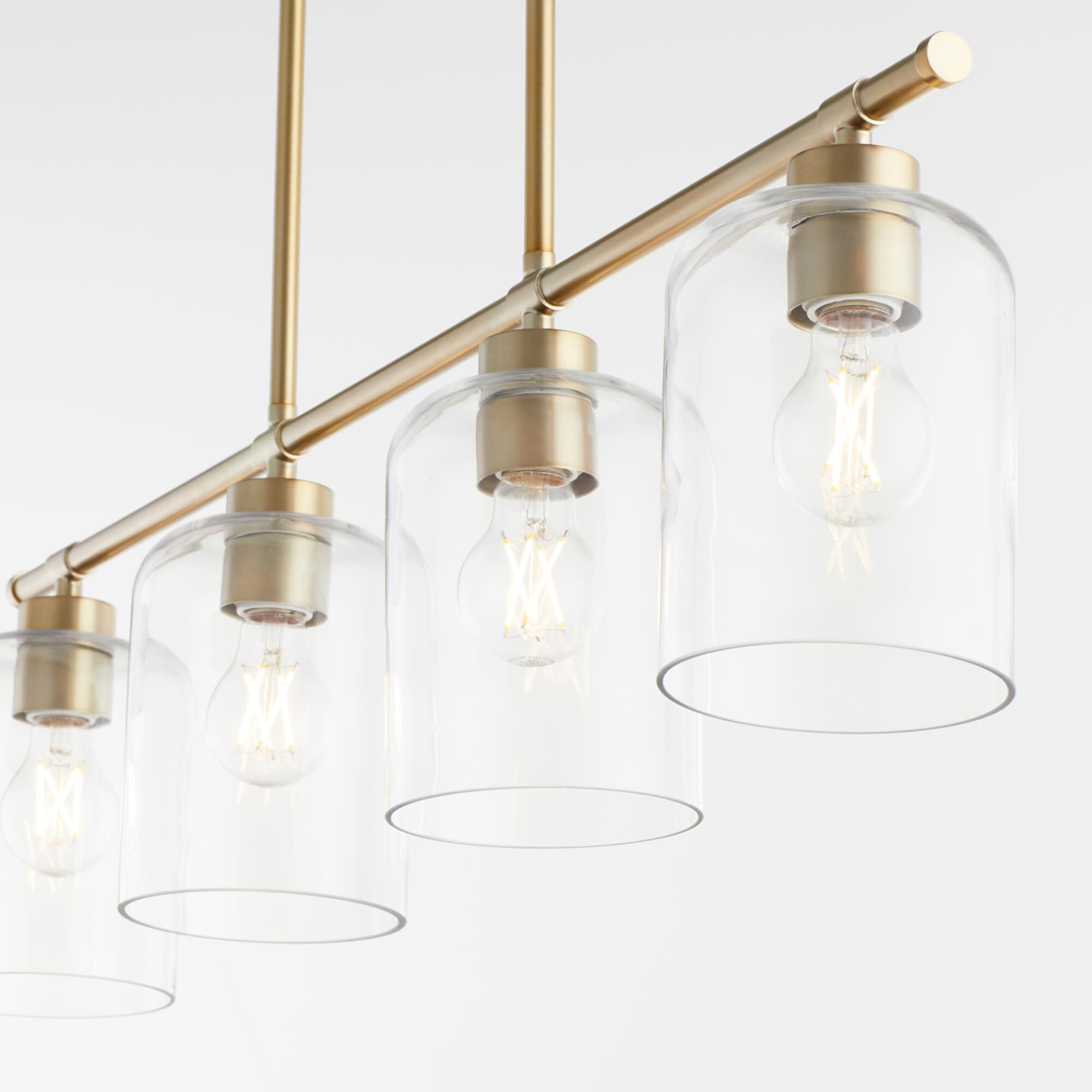 Tribute 35 Inch 4 Light Linear Suspension Light by Quorum International