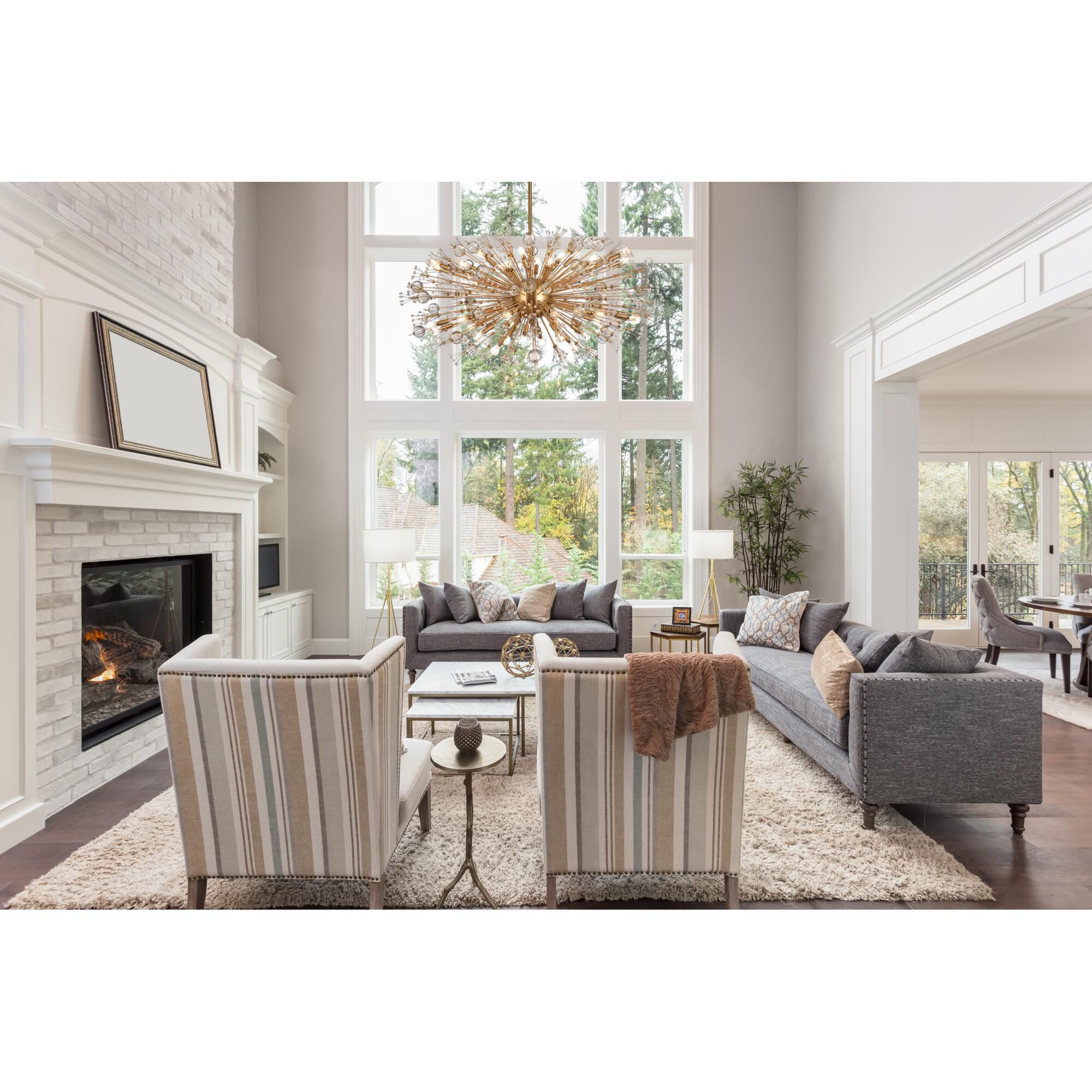 Vera 48 Inch Large Pendant by Elegant Lighting