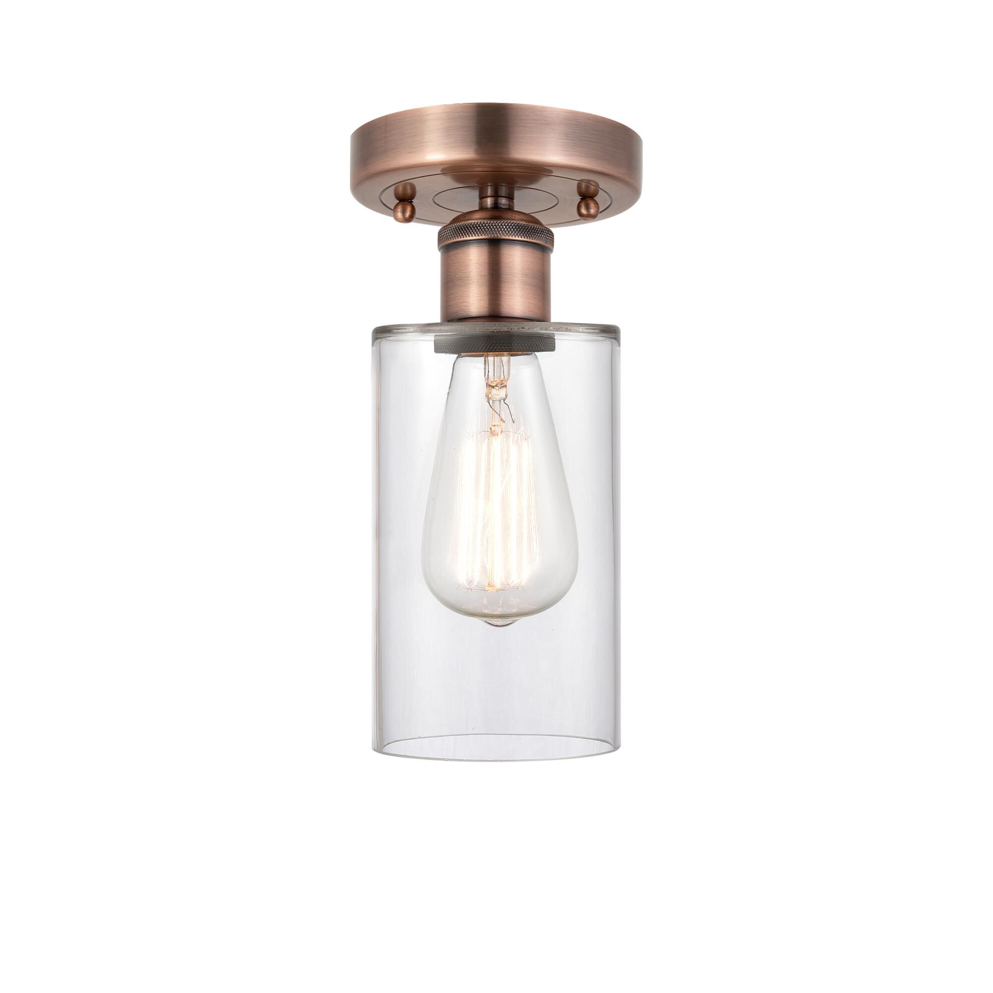Bruno Marashlian Clymer 3 Inch 1 Light Semi Flush Mount by Innovations Lighting