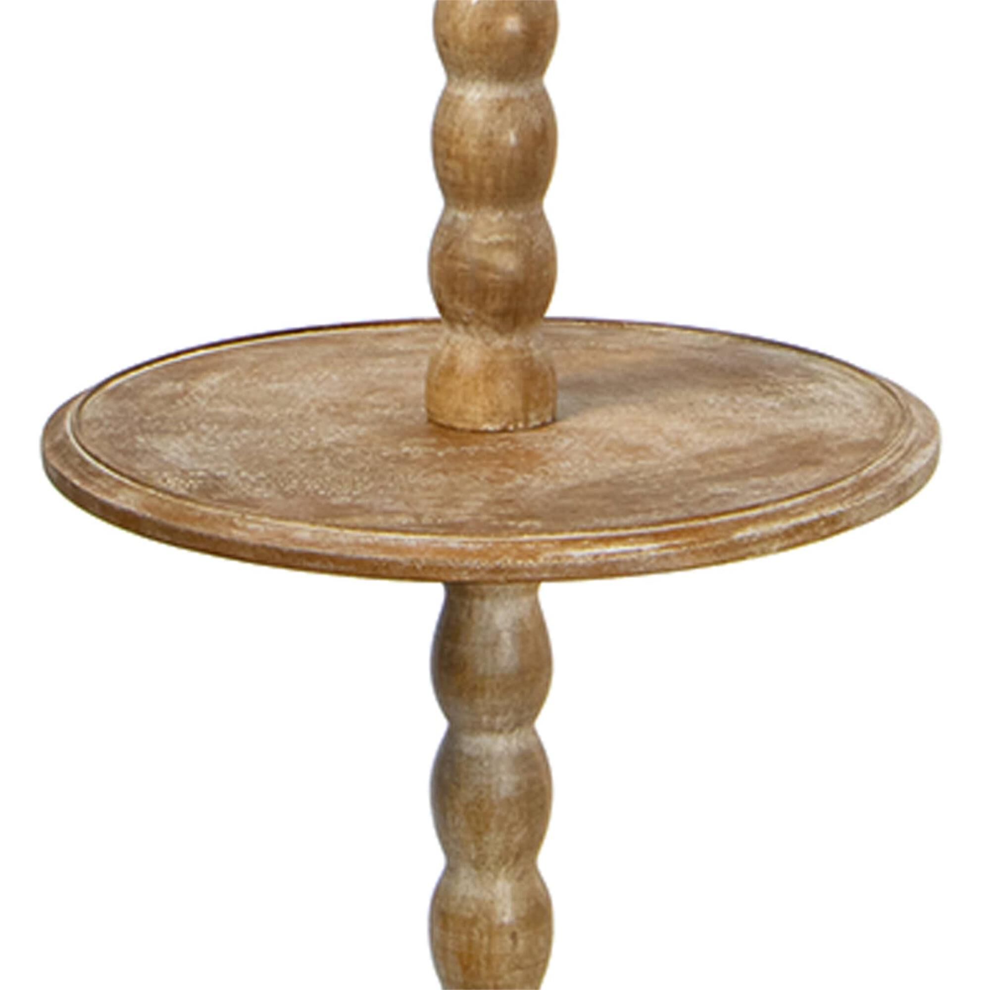 Shown in Natural finish and Linen shade