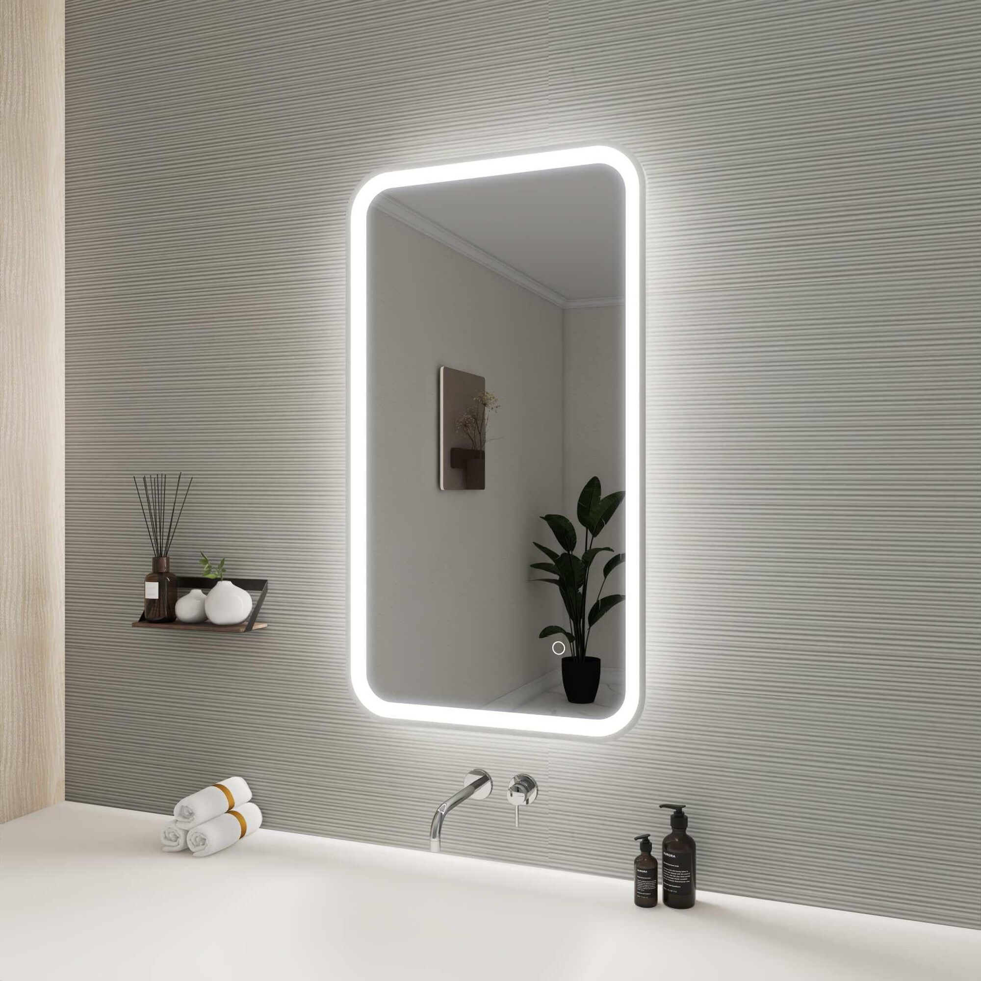 Shown in Silver finish