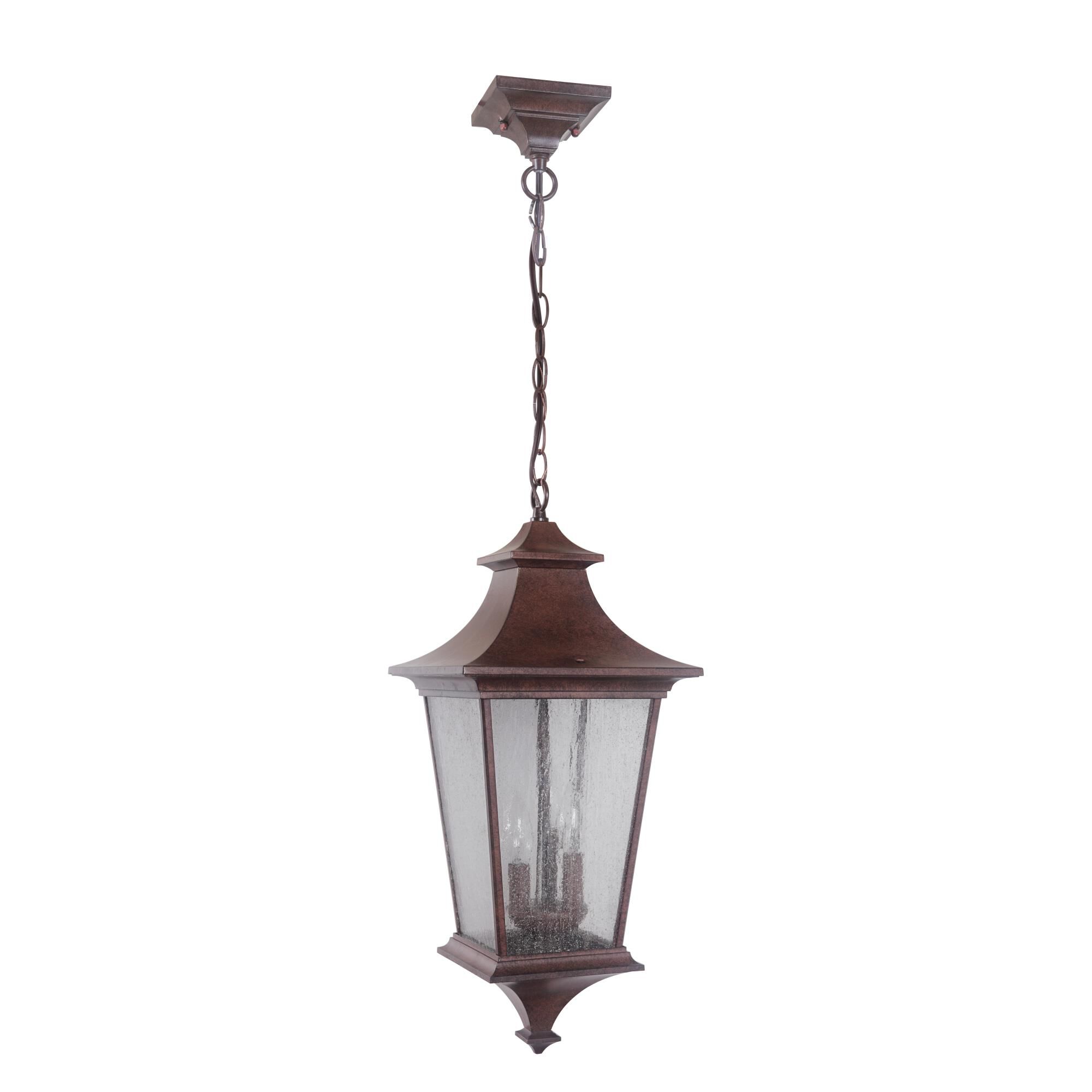 Argent Ii 24 Inch Tall 3 Light Outdoor Hanging Lantern by Craftmade