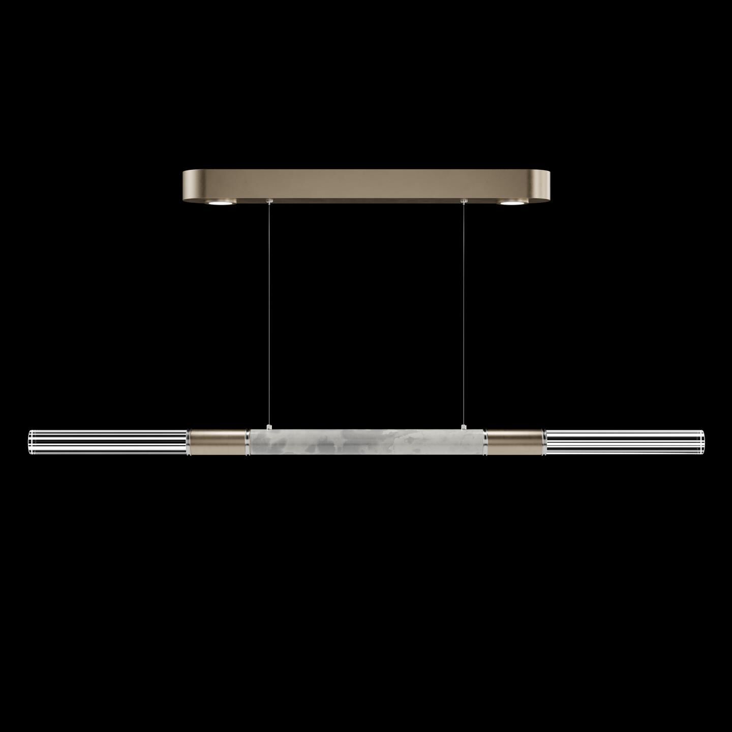 Antonia 62 Inch Linear Suspension Light by Fine Art Handcrafted Lighting