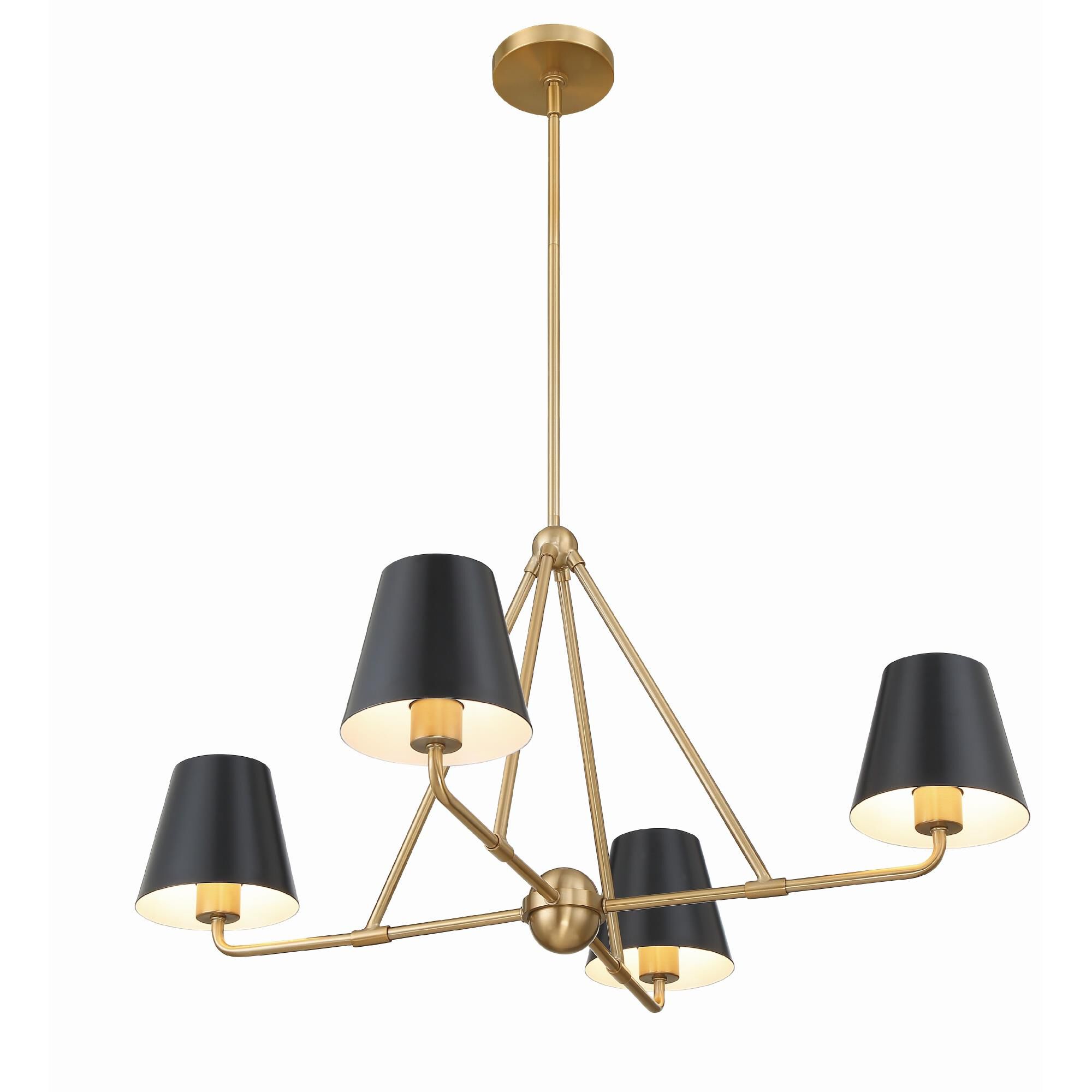 Xavier 31 Inch 4 Light Chandelier by Crystorama