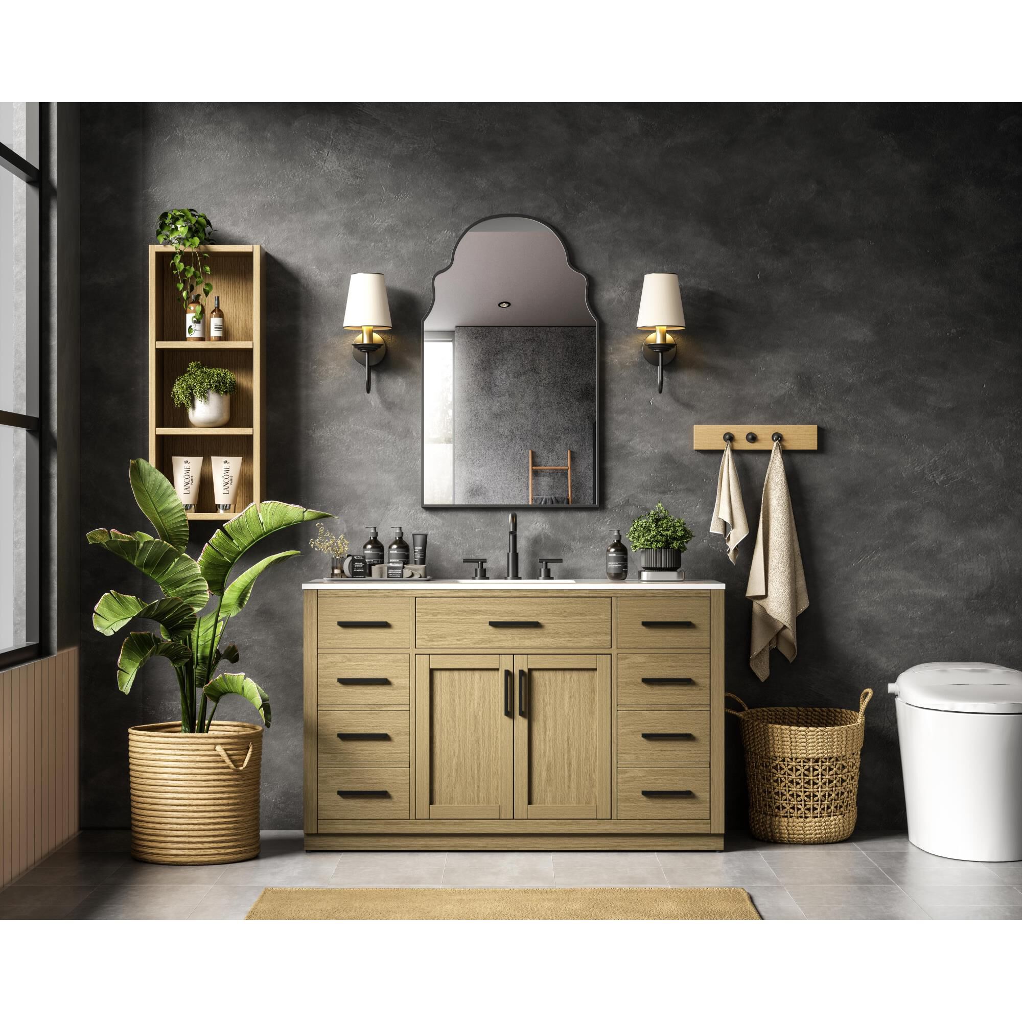 Alden 54 Inch Bath Vanity by Elegant Dcor
