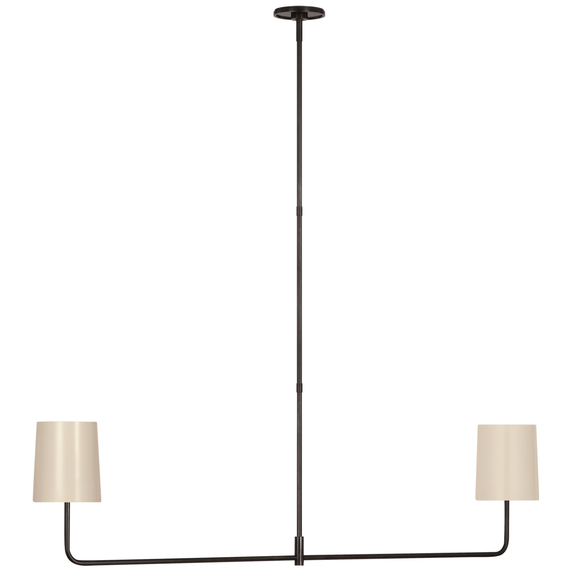 Shown in Bronze finish and China White shade