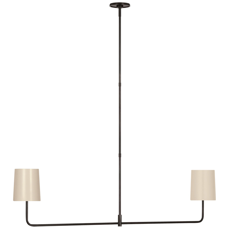 Barbara Barry Go Lightly 54 Inch 2 Light LED Linear Suspension Light by Visual Comfort Signature Collection