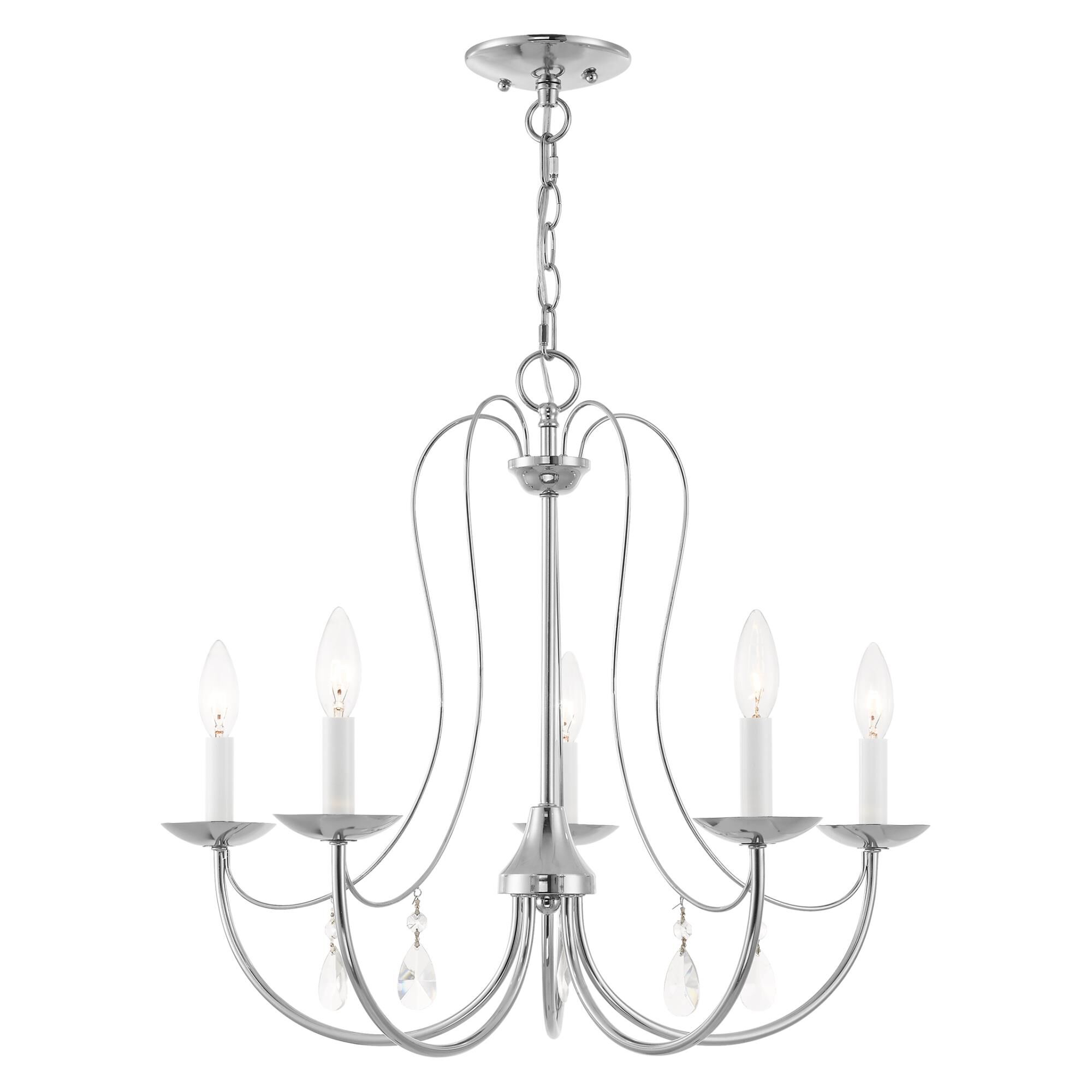 Mirabella 24 Inch 5 Light Chandelier by Livex Lighting