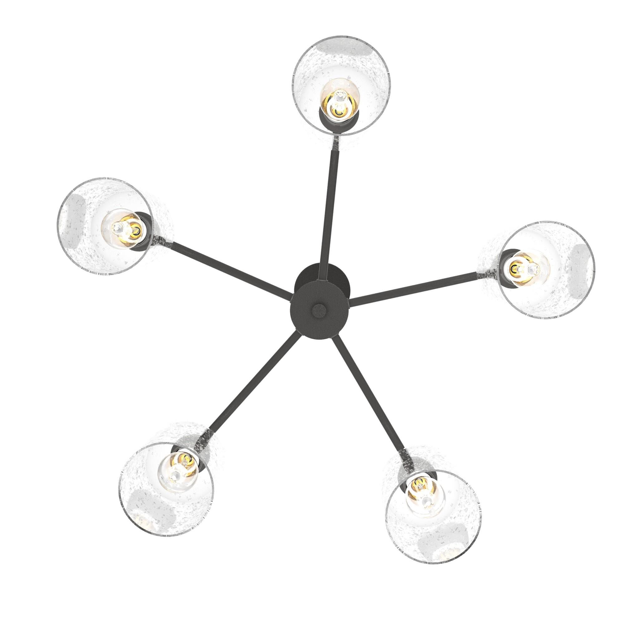 Lochemeade 26 Inch 5 Light Chandelier by Hunter Fan