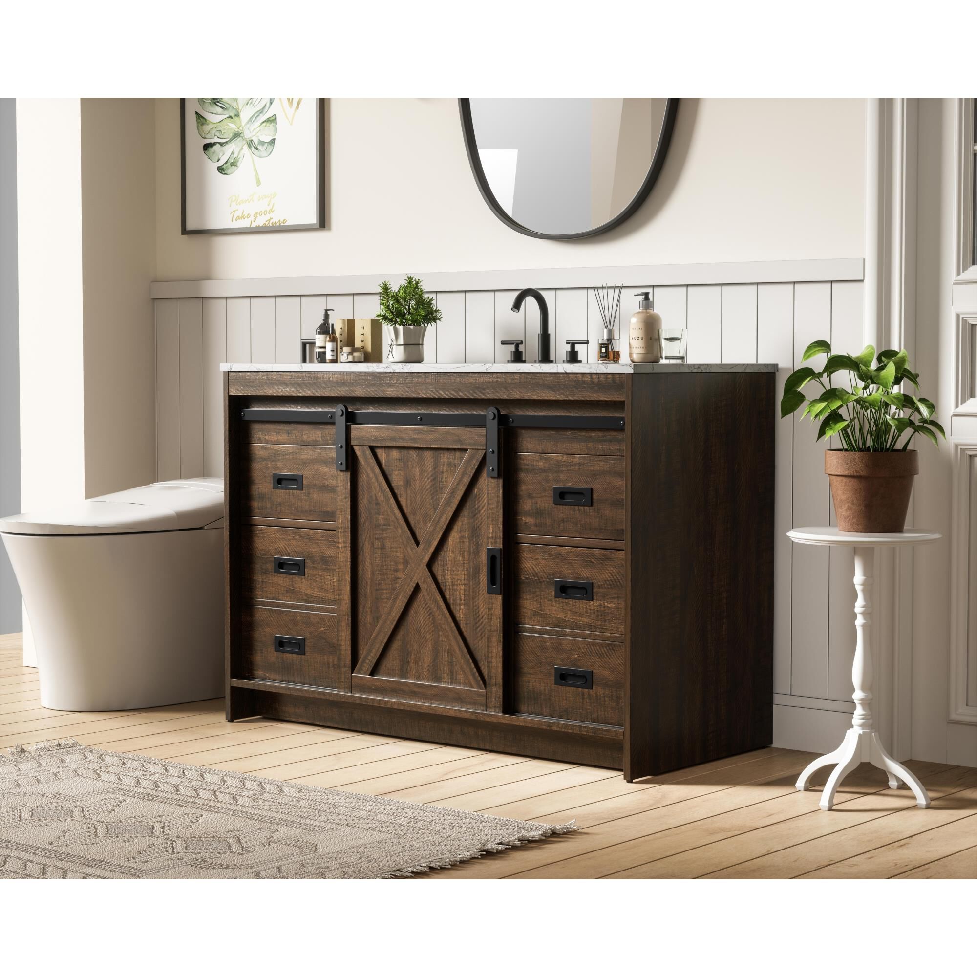 Shown in Expresso finish