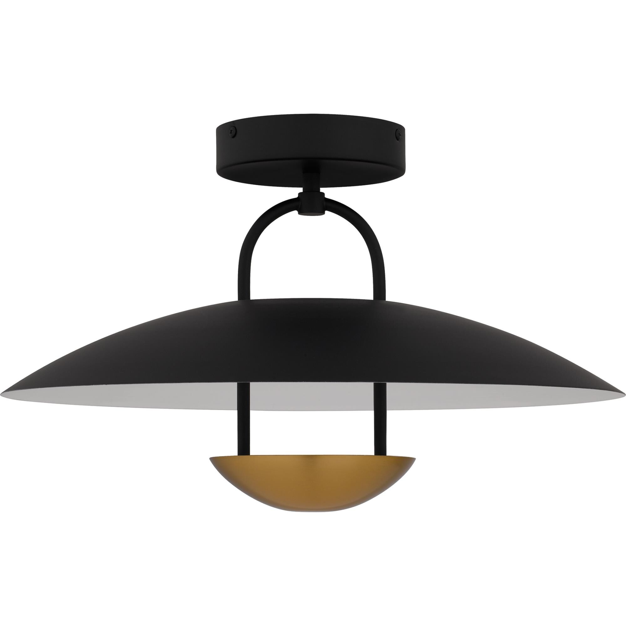 Bingham 18 Inch Semi Flush Mount by Quoizel