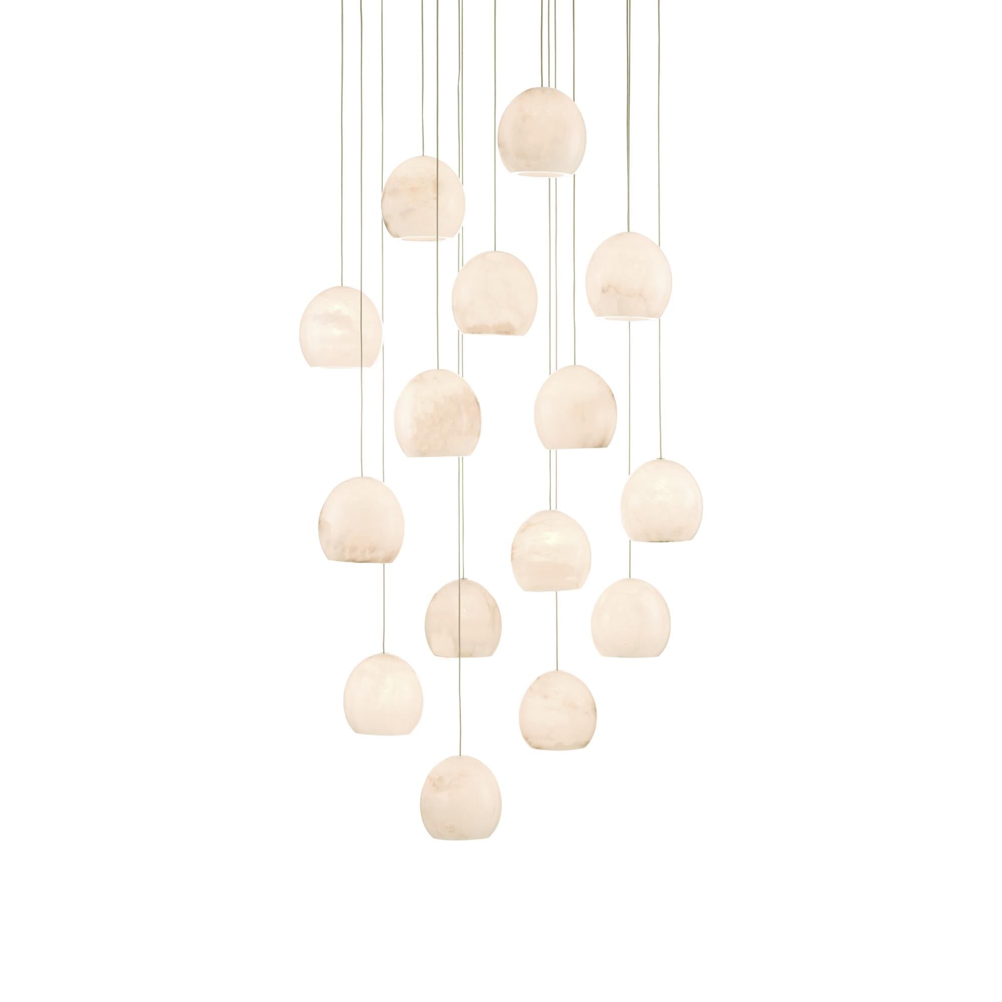 Lazio 24 Inch Multi Light Pendant by Currey and Company