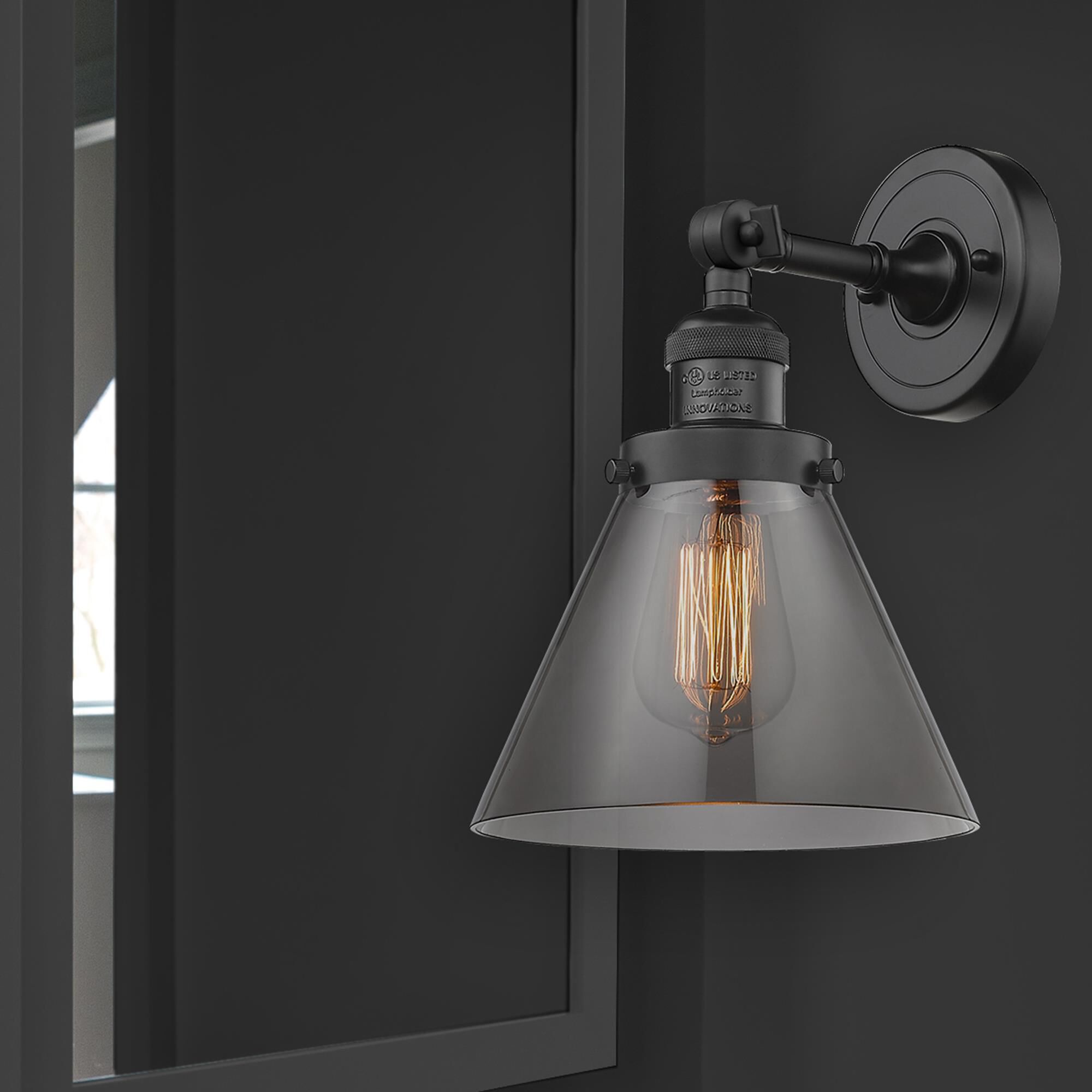 Bruno Marashlian Large Cone 10 Inch Wall Sconce by Innovations Lighting