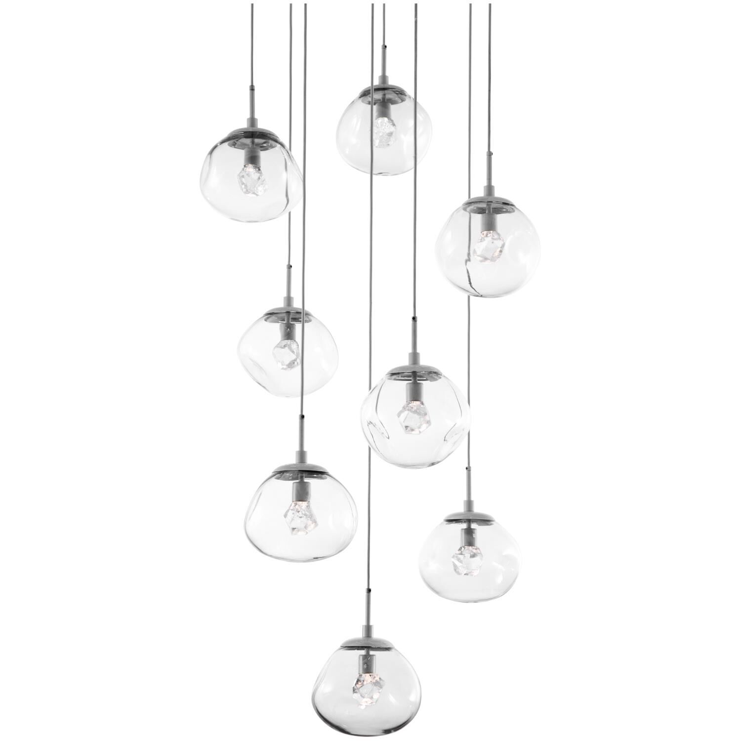 Shown in Metallic Beige Silver finish and Zircon Inner Clear Outer glass