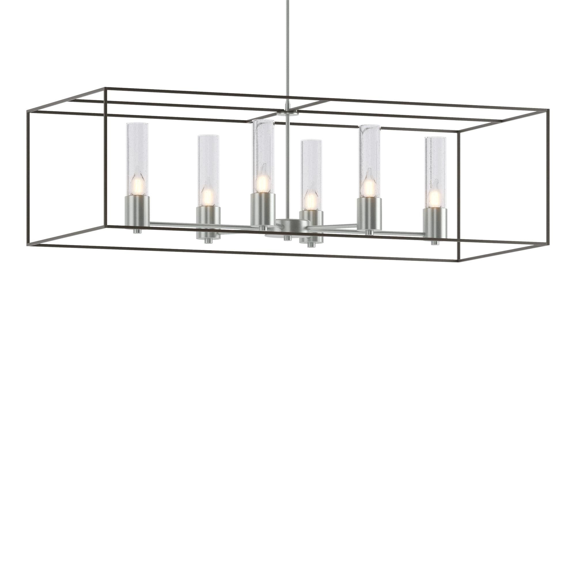 Shown in Vintage Platinum finish and Clear glass and Dark Smoke accent