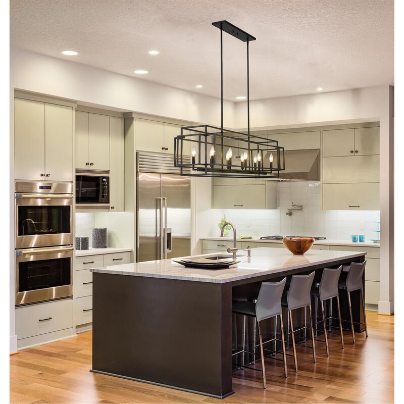 Titania 54 Inch 10 Light Linear Suspension Light by Z-Lite