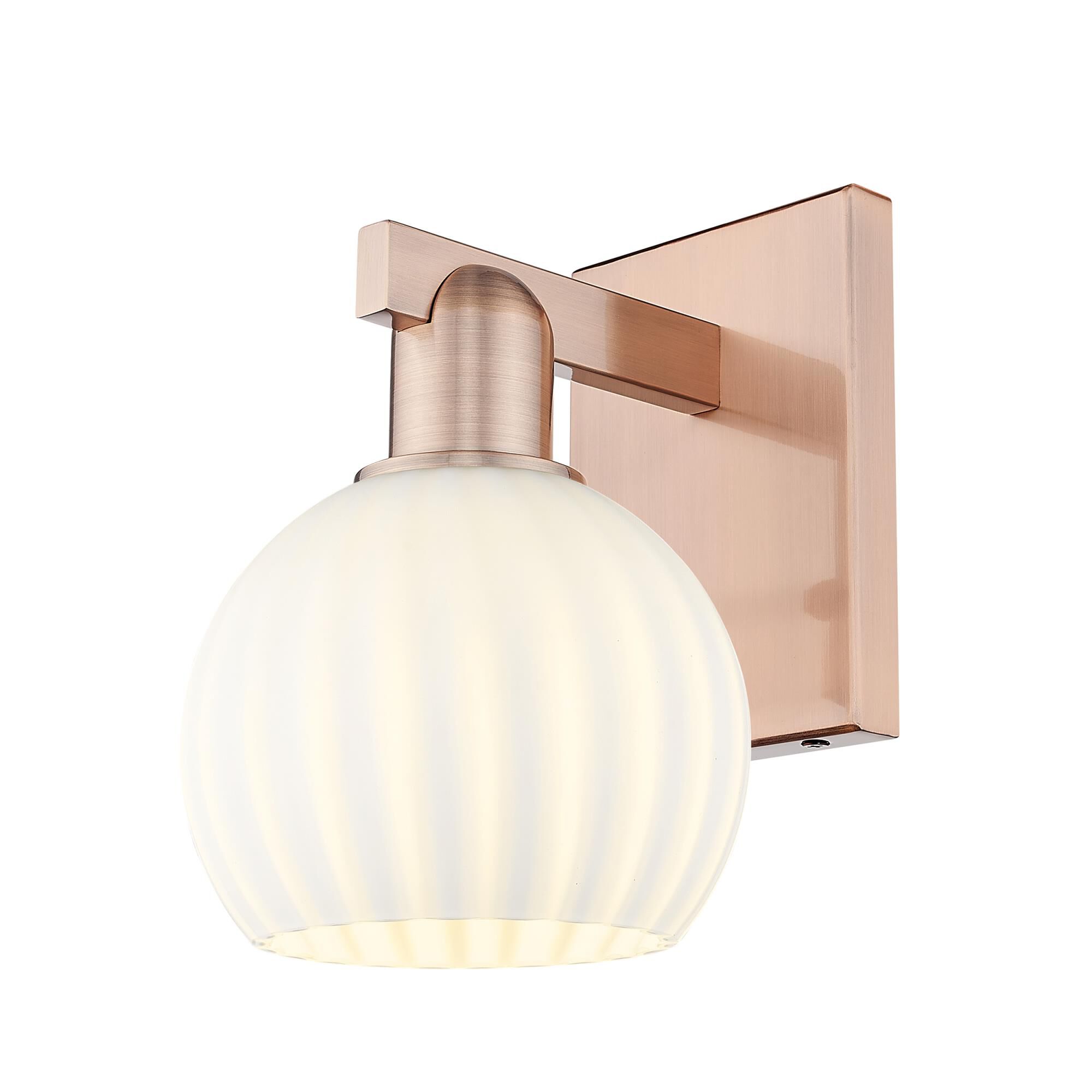 Bruno Marashlian White Venetian 10 Inch Wall Sconce by Innovations Lighting