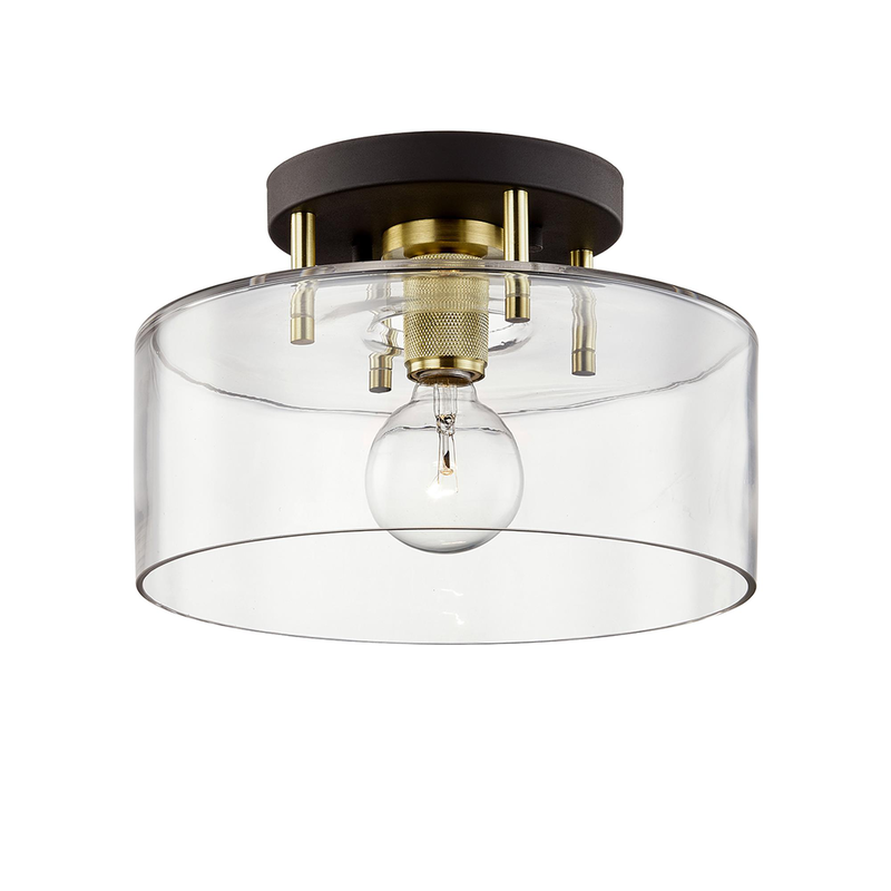 Bergamot Station 12.25 Inch Semi Flush Mount by Troy Lighting