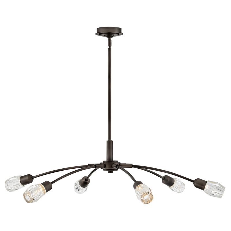 Atera 45 Inch 6 Light LED Chandelier by Fredrick Ramond