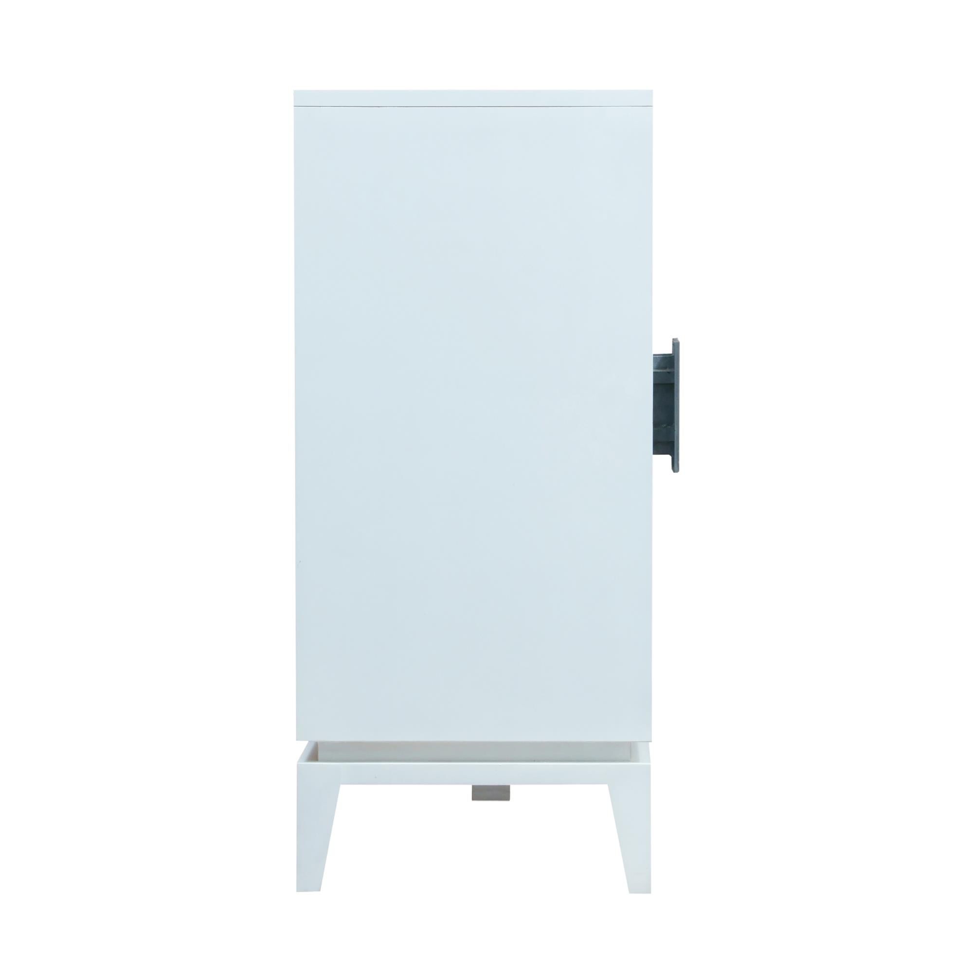 Shown in White finish