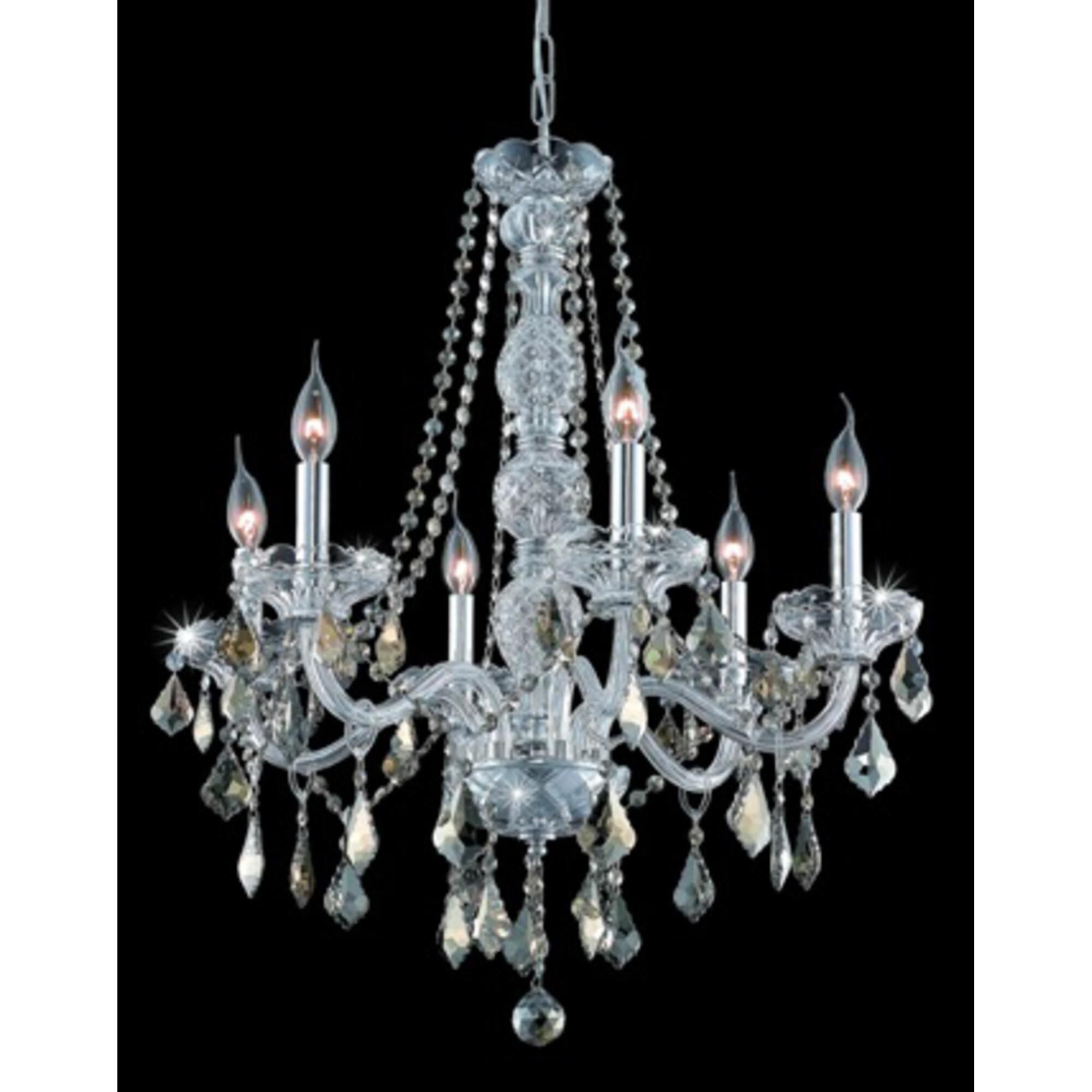 Verona 24 Inch 6 Light Chandelier by Elegant Lighting