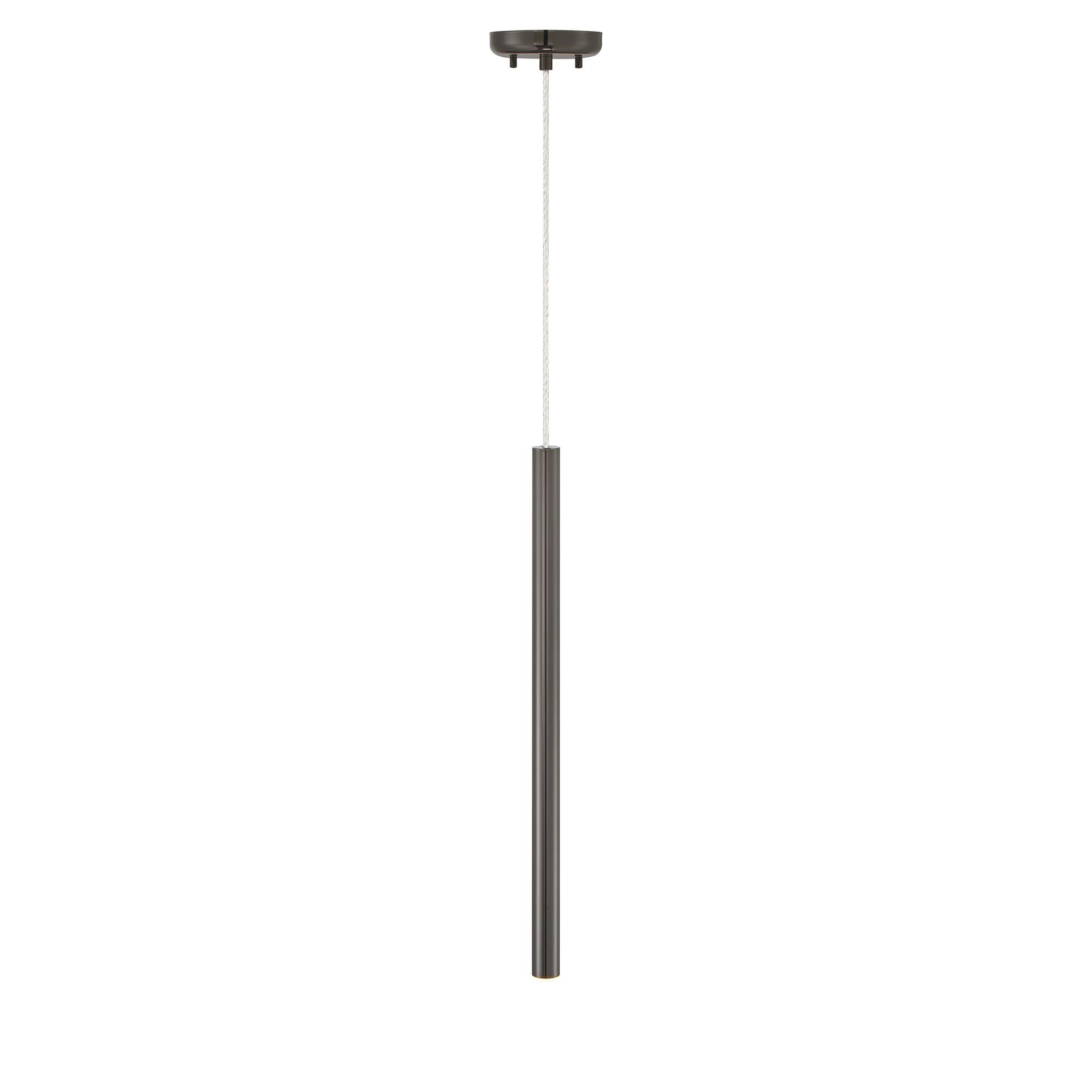 Shown in Pearl Black finish and Steel glass and Steel shade