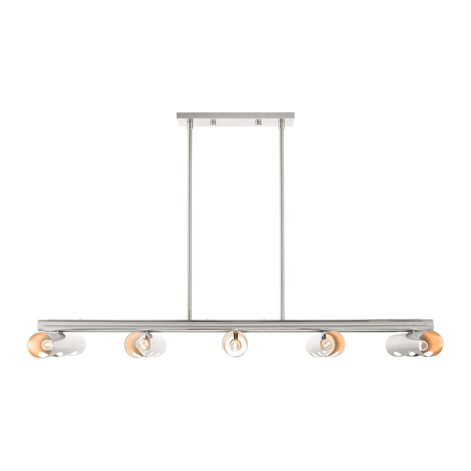 Novato 50 Inch 10 Light Linear Suspension Light by Livex Lighting