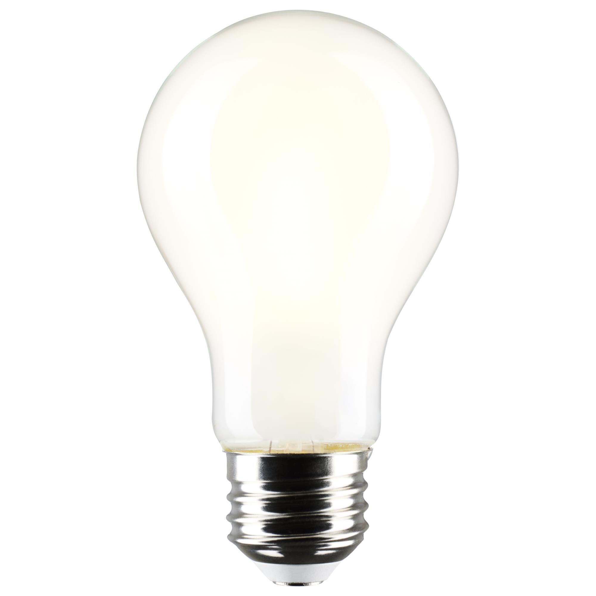 Dimmable 8 Watt 3000K A19 LED Light Bulb by Satco