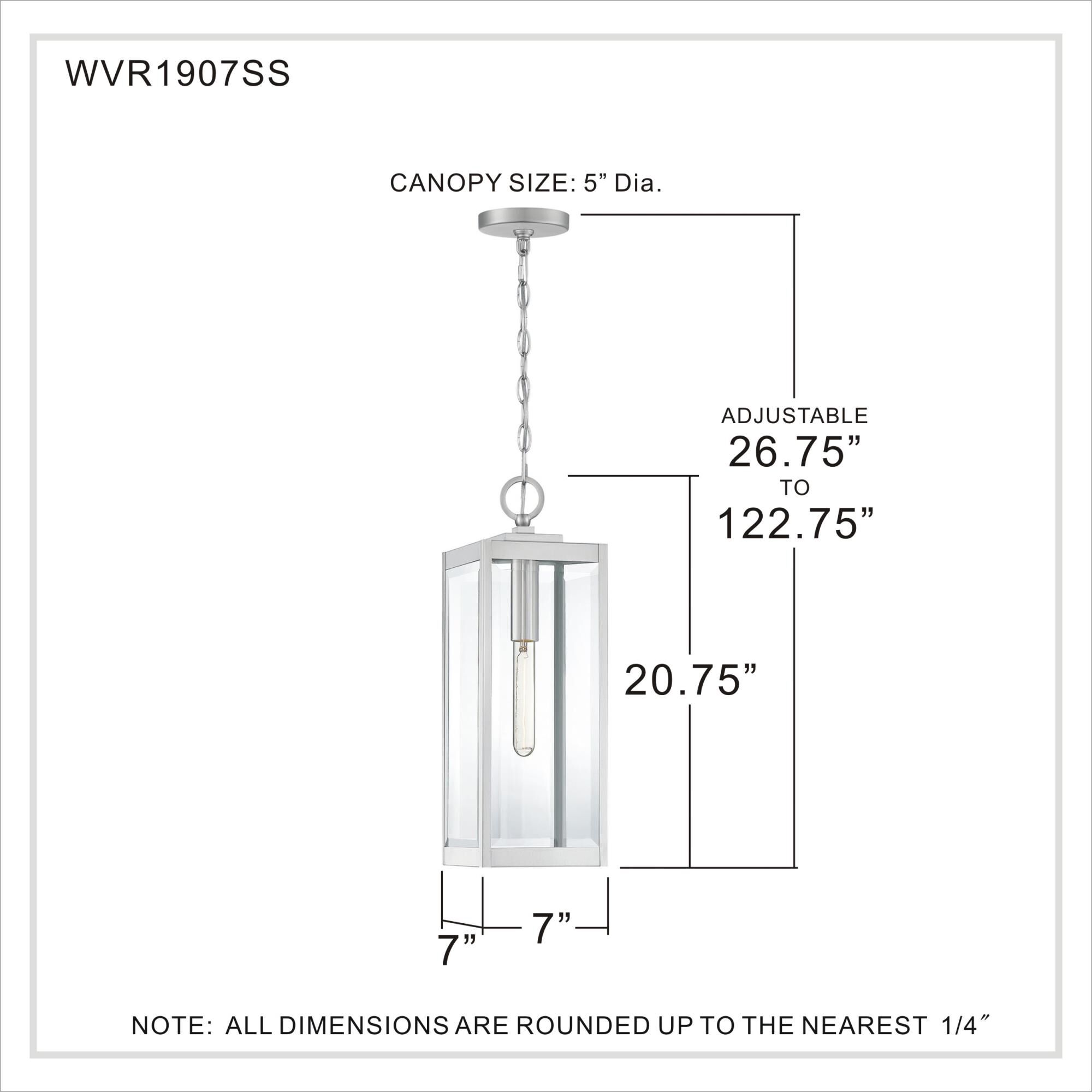 Quoizel 20 Inch Tall Outdoor Hanging Lantern