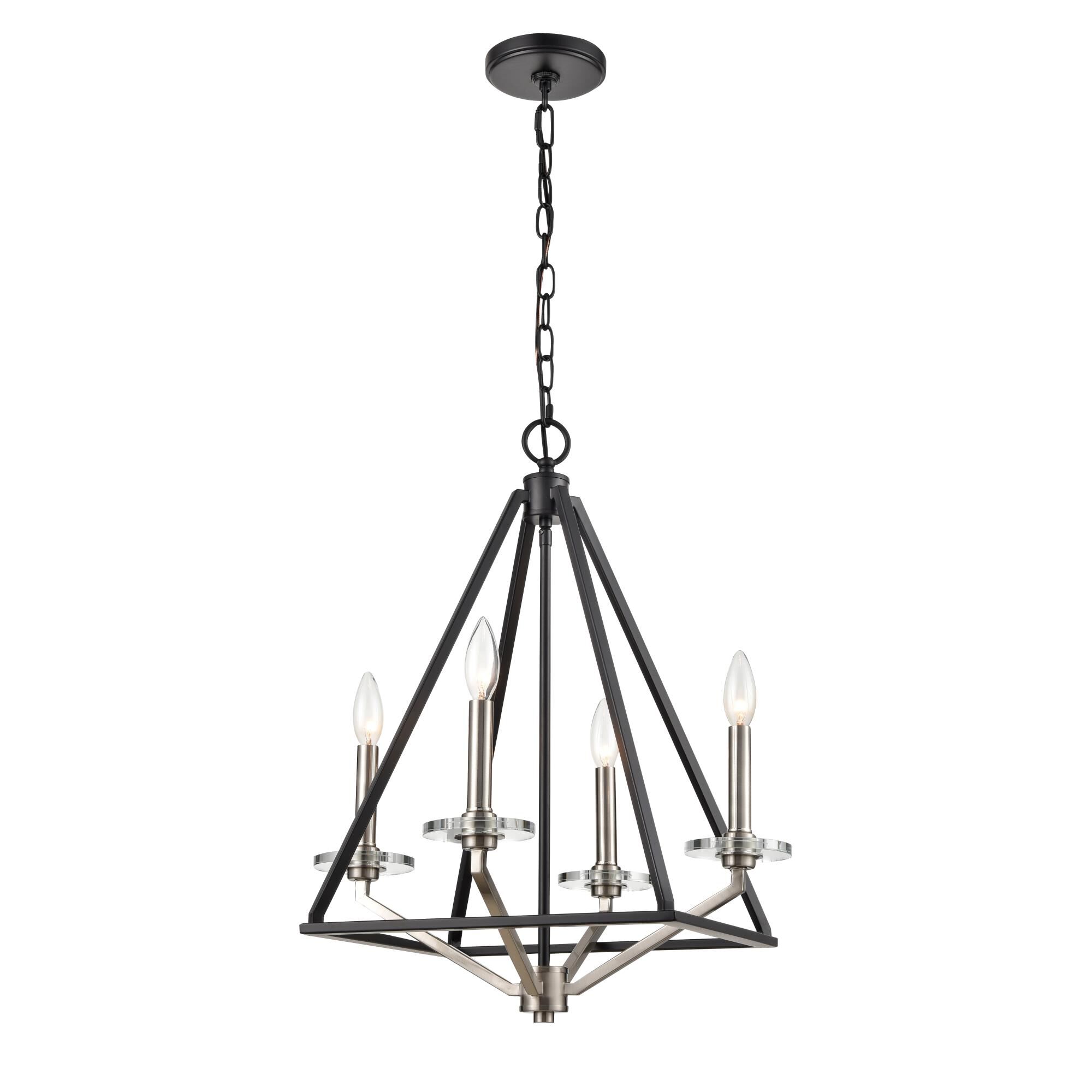 Bruno Marashlian Raleigh 17 Inch 4 Light Mini Chandelier by Innovations Lighting