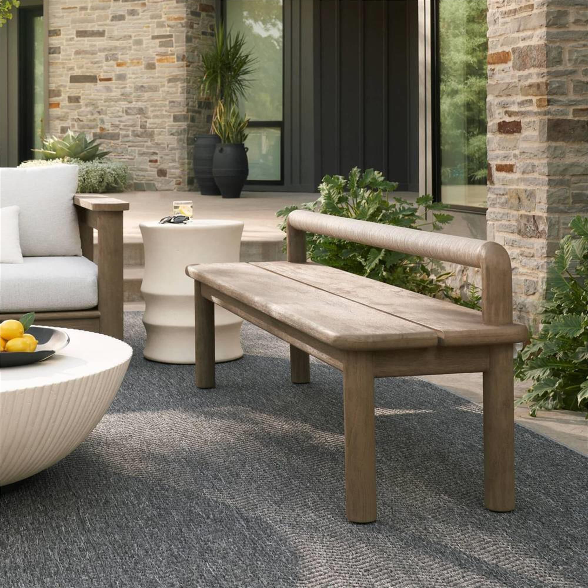Escape 72 Inch Bench,