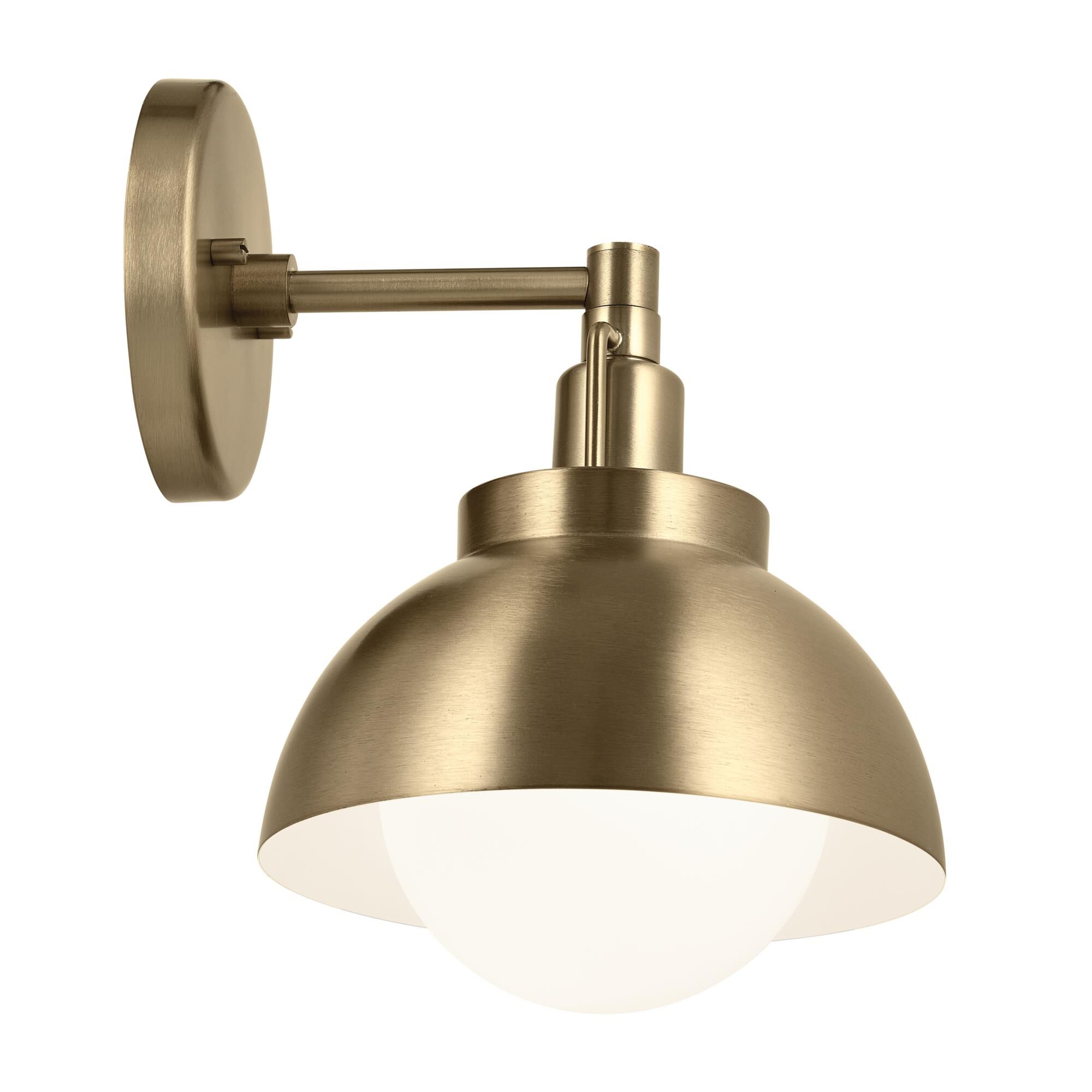 Shown in Champagne Bronze finish and Satin Etched Cased Opal glass