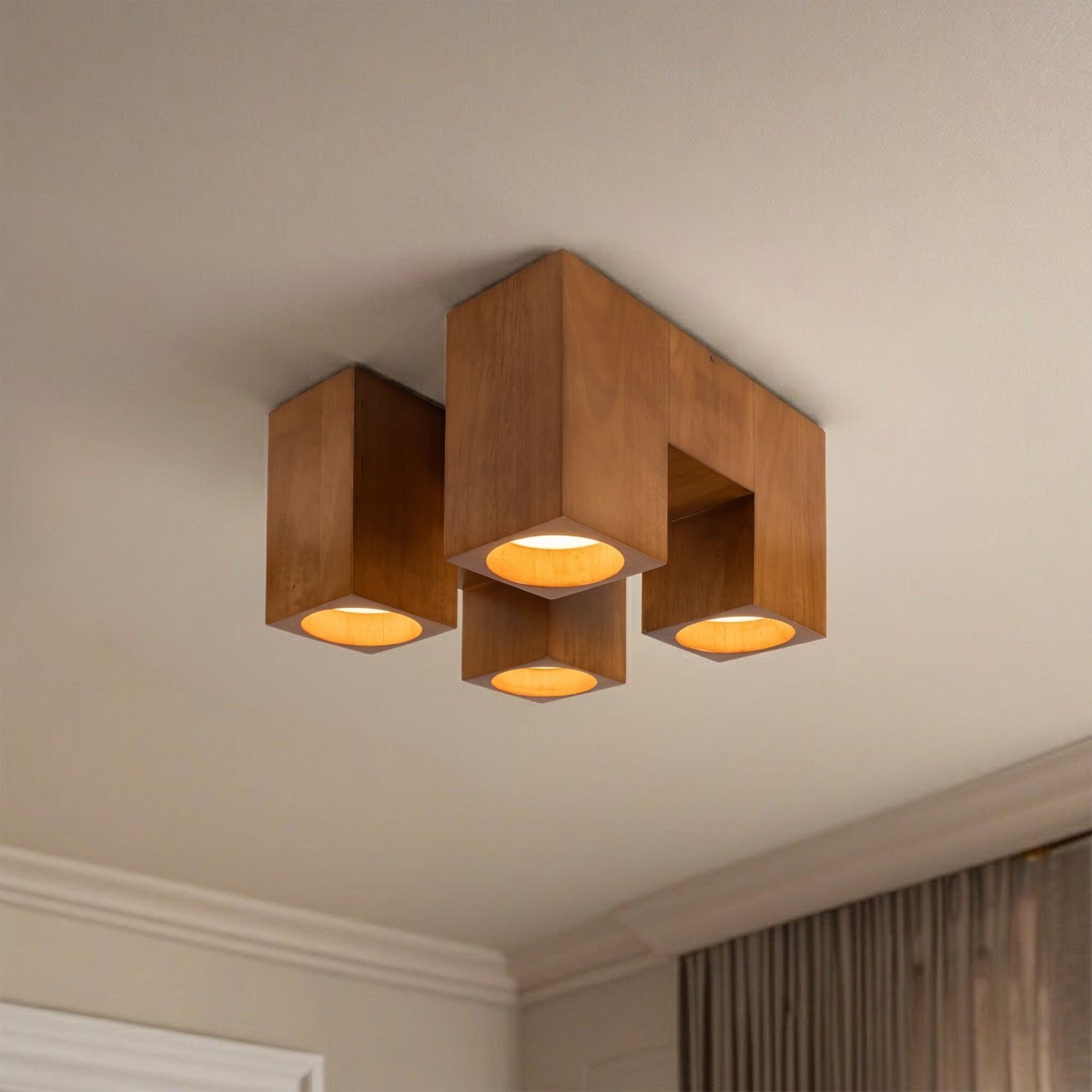 Bosco 15 Inch Semi Flush Mount,