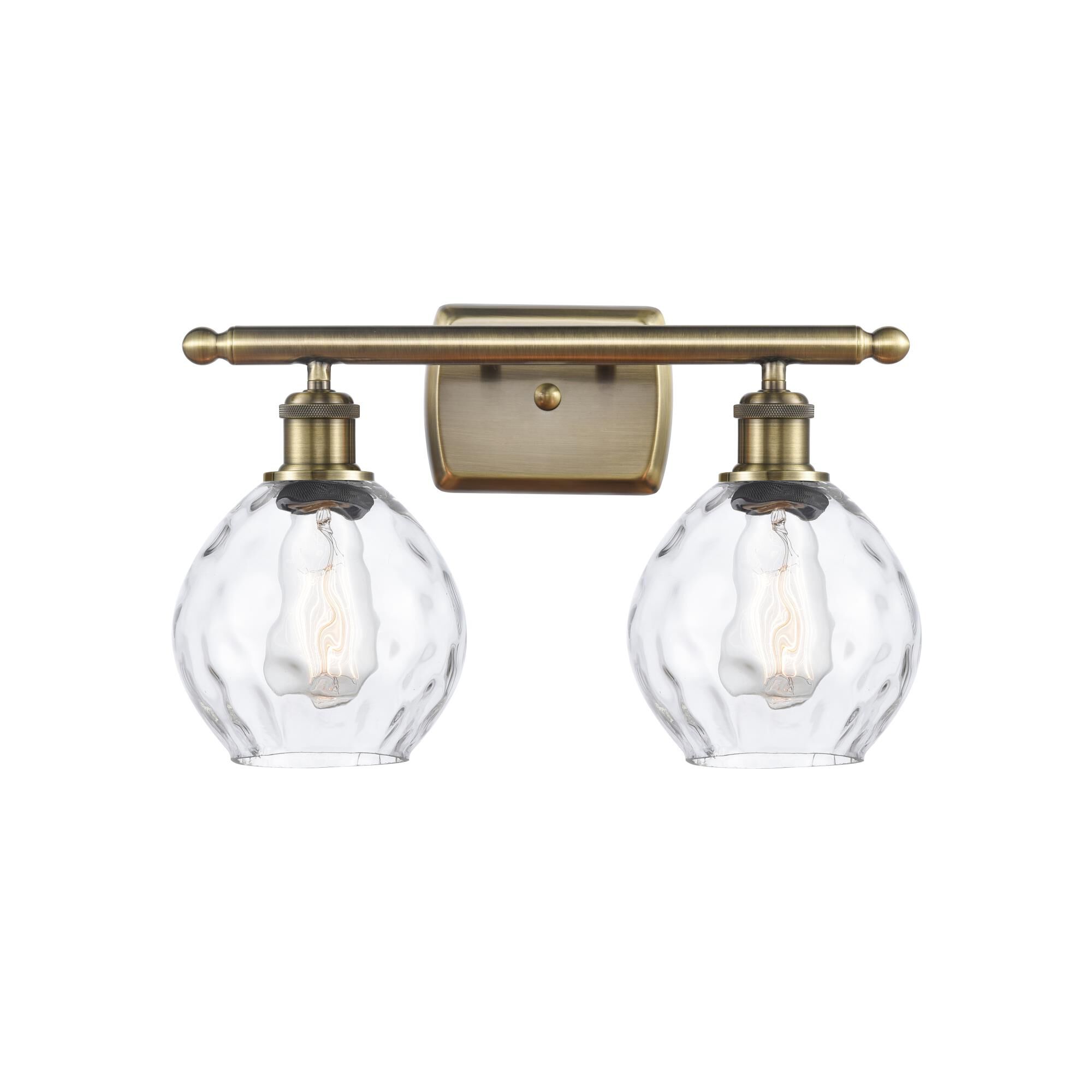 Bruno Marashlian Small Waverly 16 Inch 2 Light Bath Vanity Light by Innovations Lighting