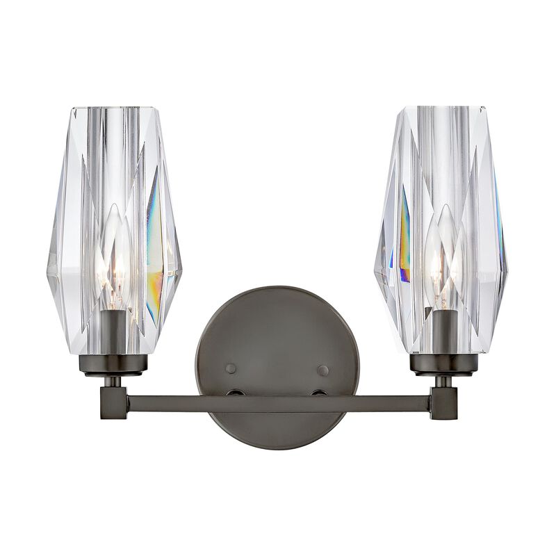 Ana 14 Inch 2 Light Bath Vanity Light by Hinkley
