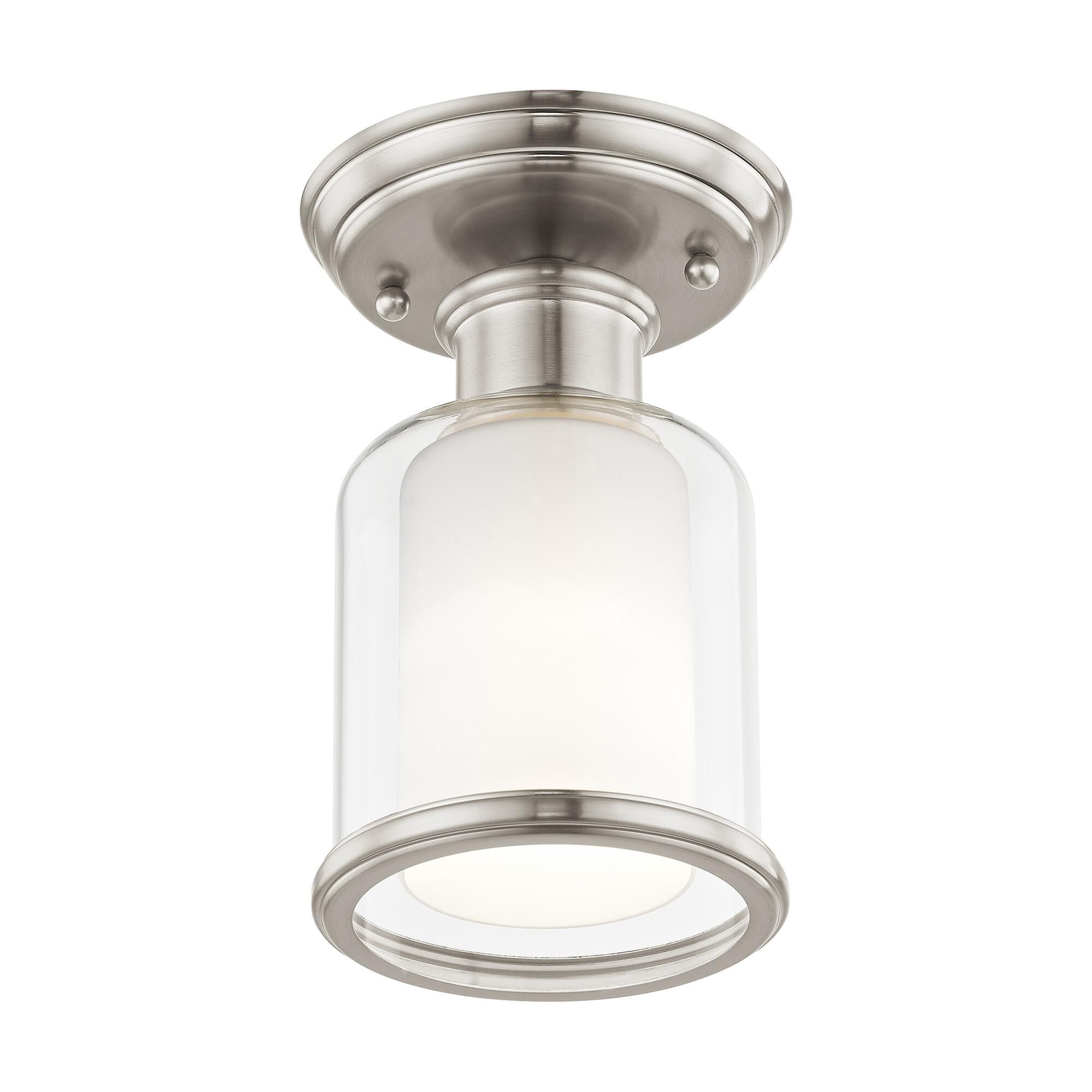 Middlebush 5 Inch 1 Light Semi Flush Mount by Livex Lighting