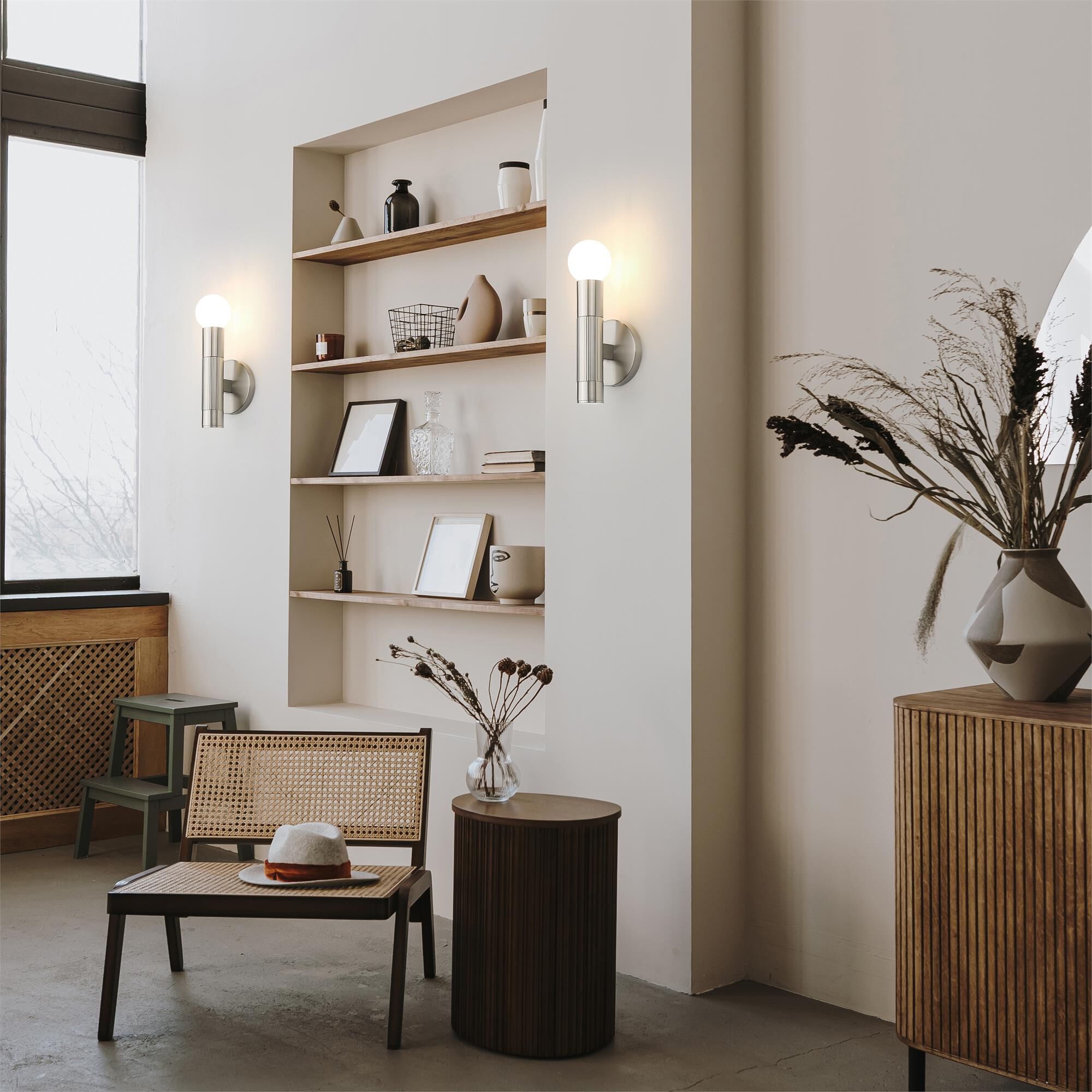 Shown in Brushed Nickel finish