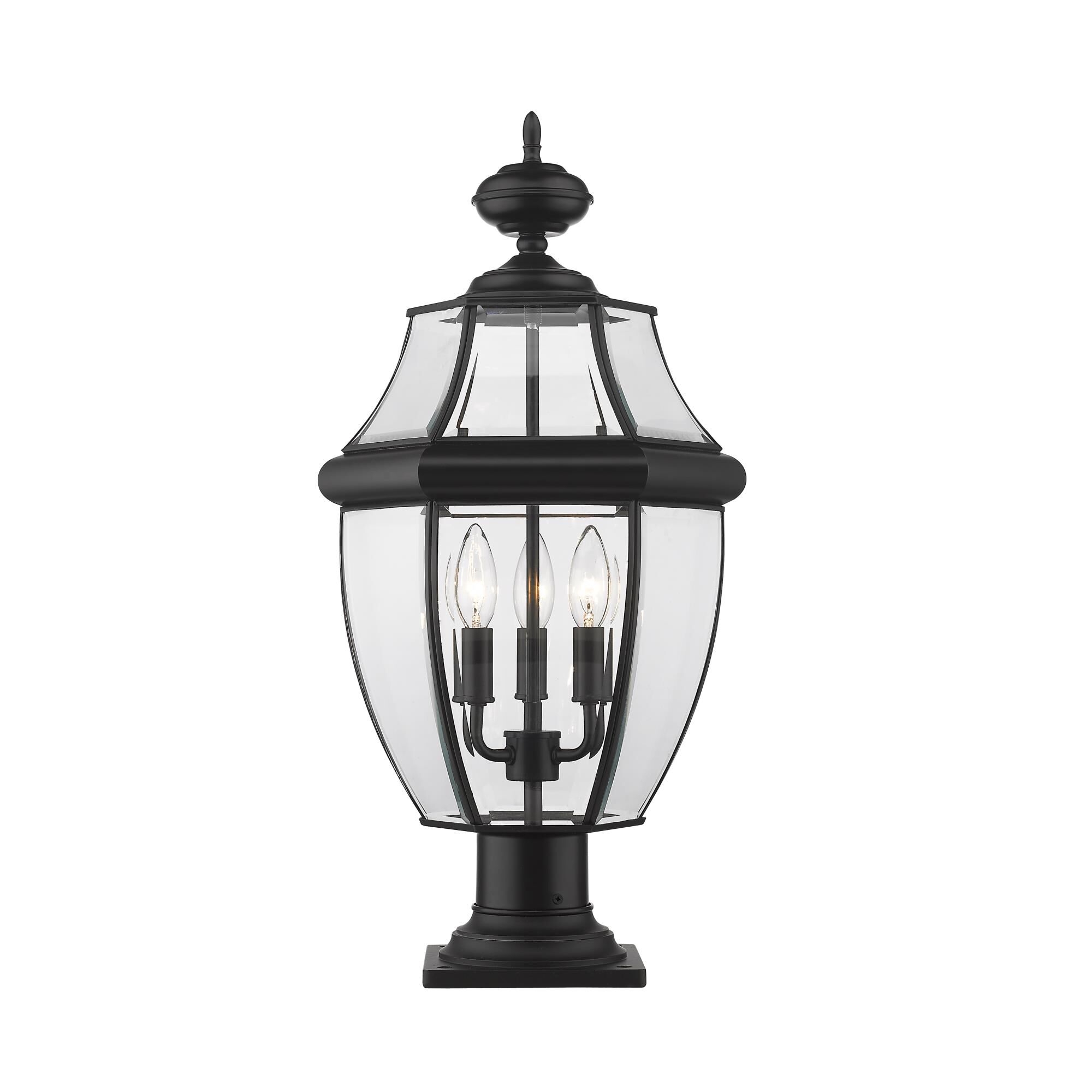 Westover 22 Inch Tall 3 Light Outdoor Pier Lamp by Z-Lite