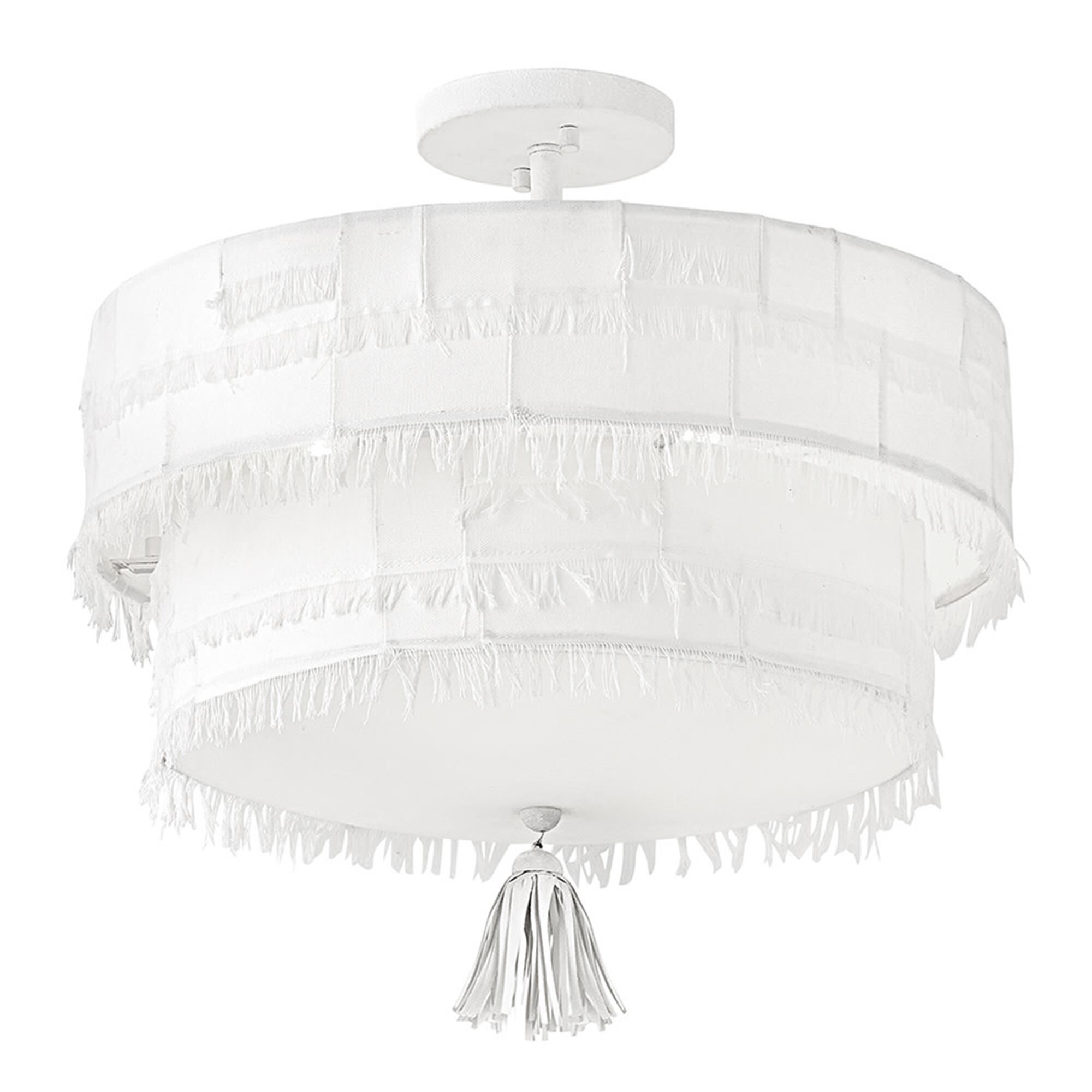 Baya 18 Inch 4 Light Semi Flush Mount,