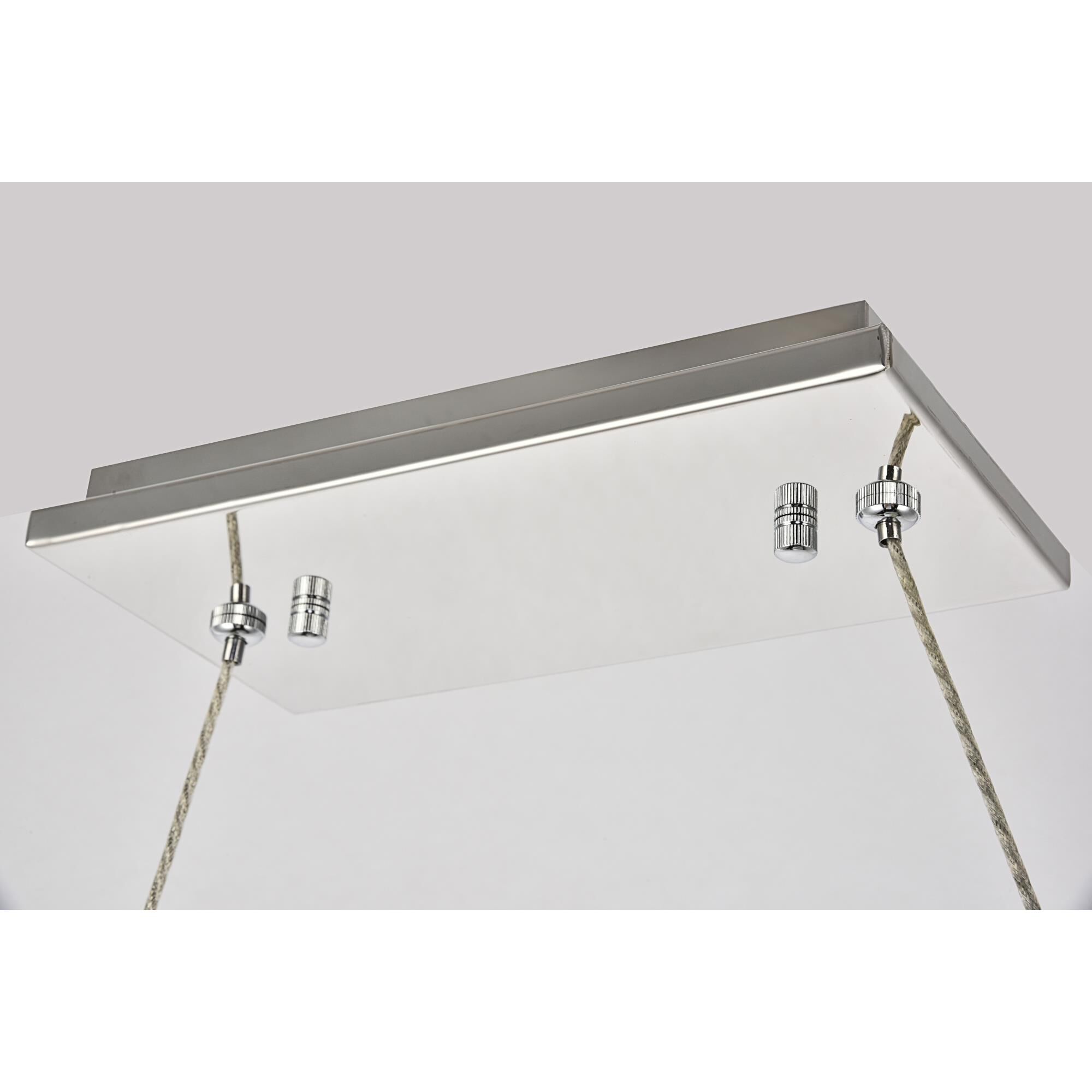 Monroe 38 Inch 1 Light LED Linear Suspension Light by Elegant Lighting