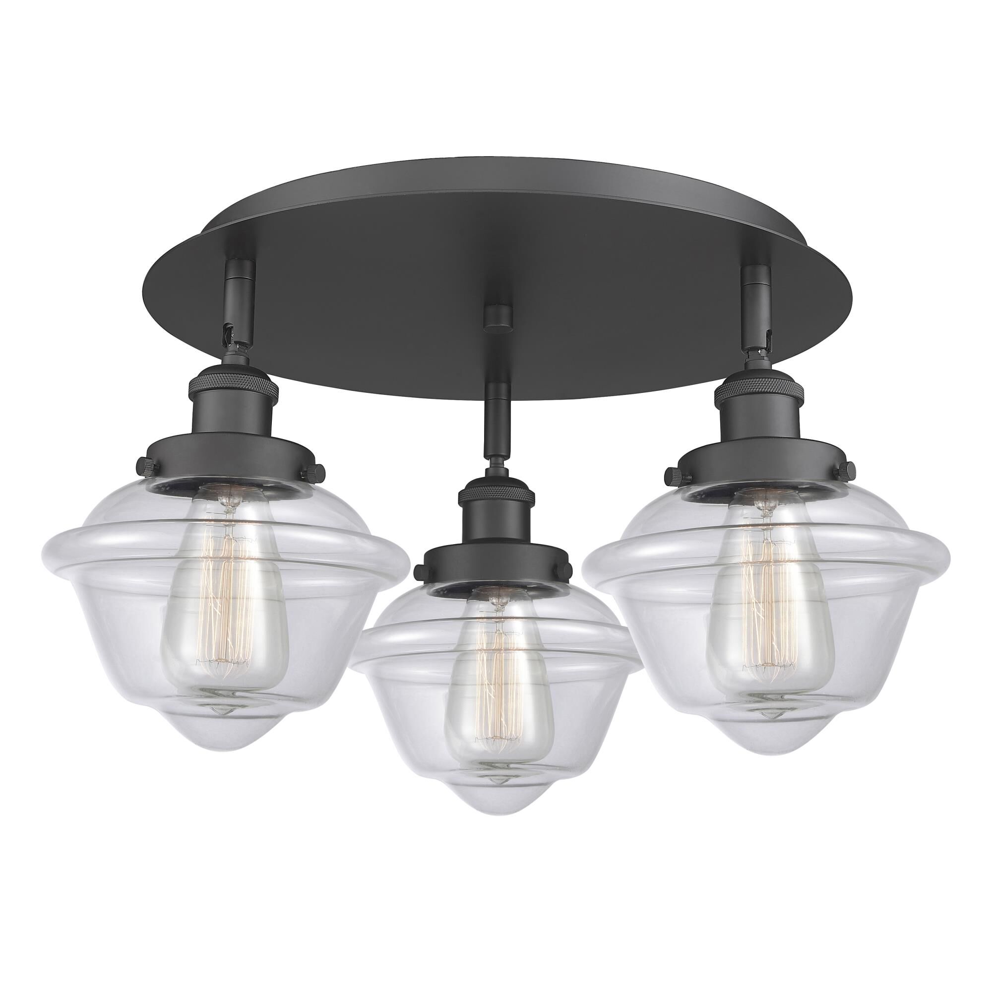 Bruno Marashlian Oxford 18 Inch 3 Light Flush Mount by Innovations Lighting