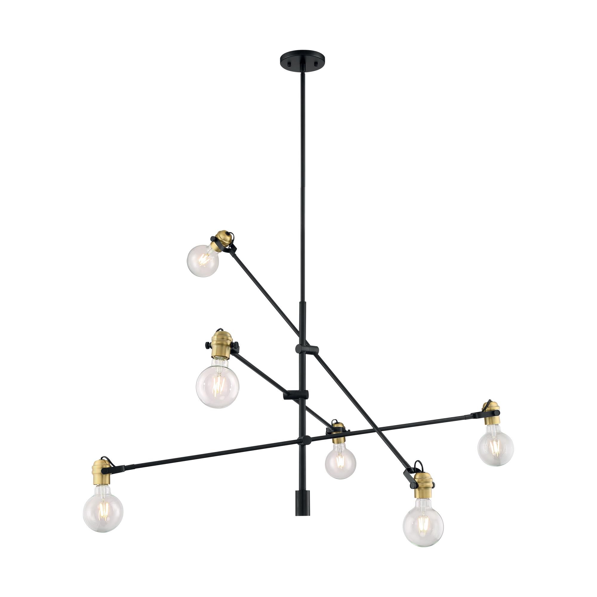 Mantra 6 Light Chandelier by Nuvo Lighting