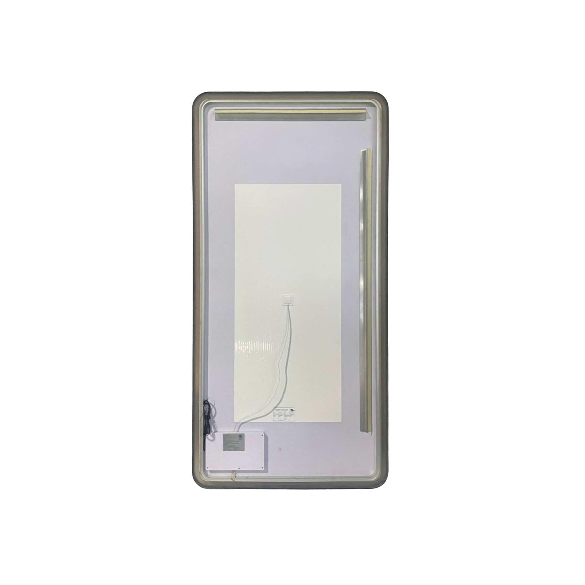 Harmoni 60 Inch Round LED Lighted Mirror by Elegant Decor