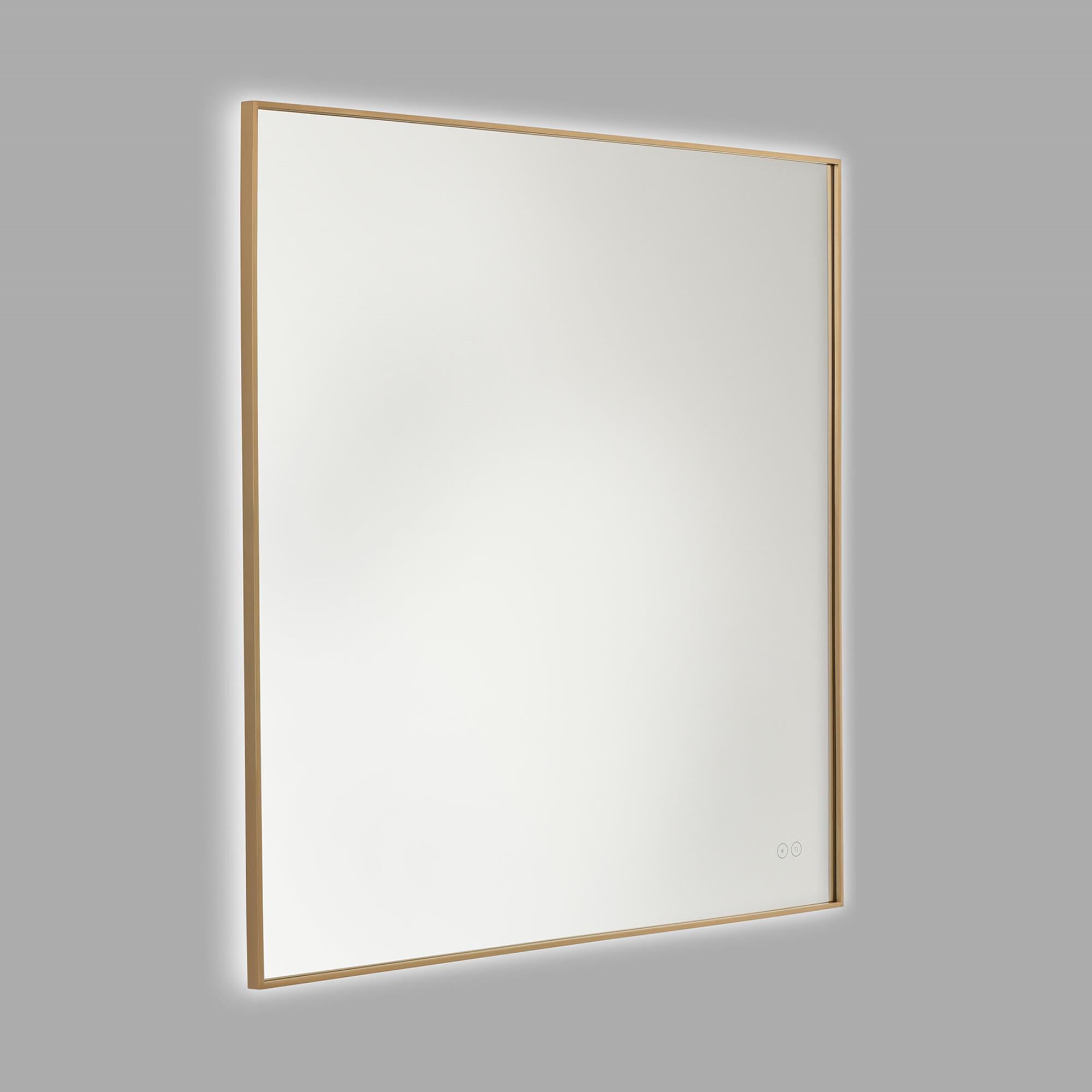 Shown in Satin Brass finish and Mirror Glass shade