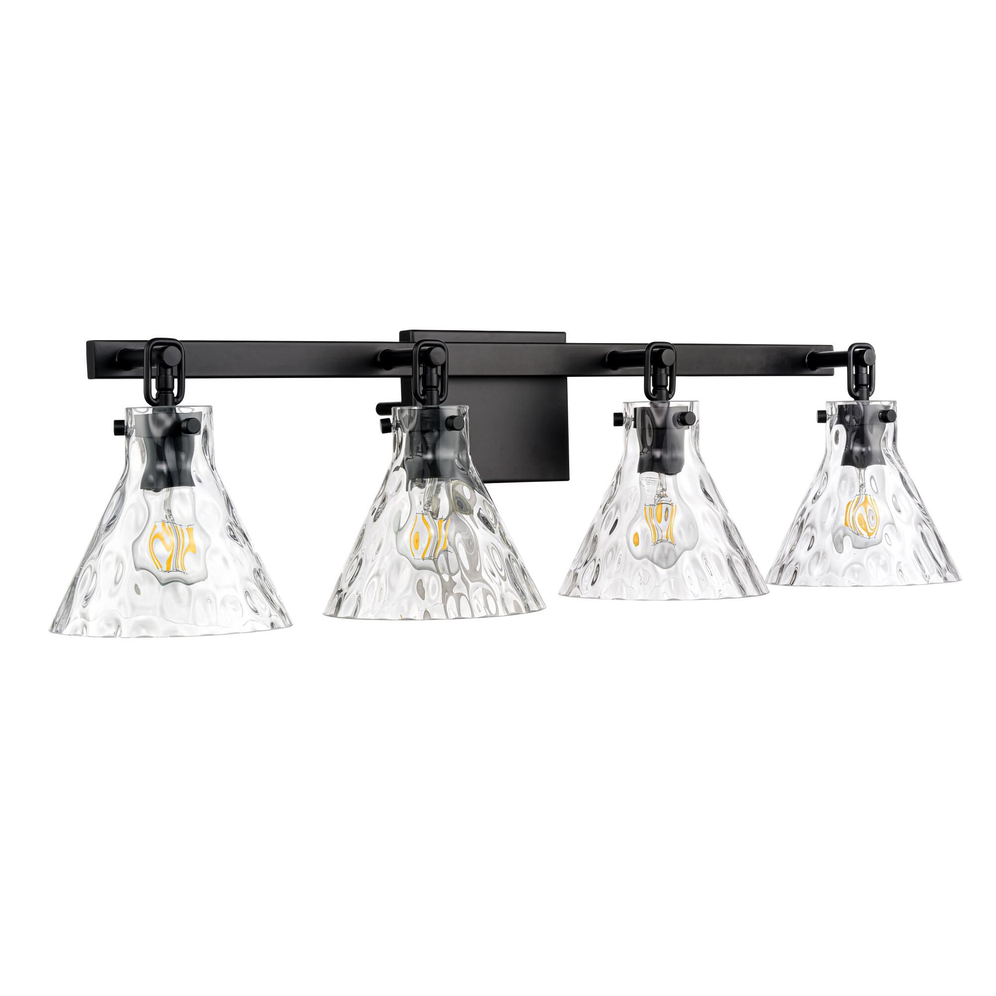 Shown in Matte Black finish and Clear Water glass