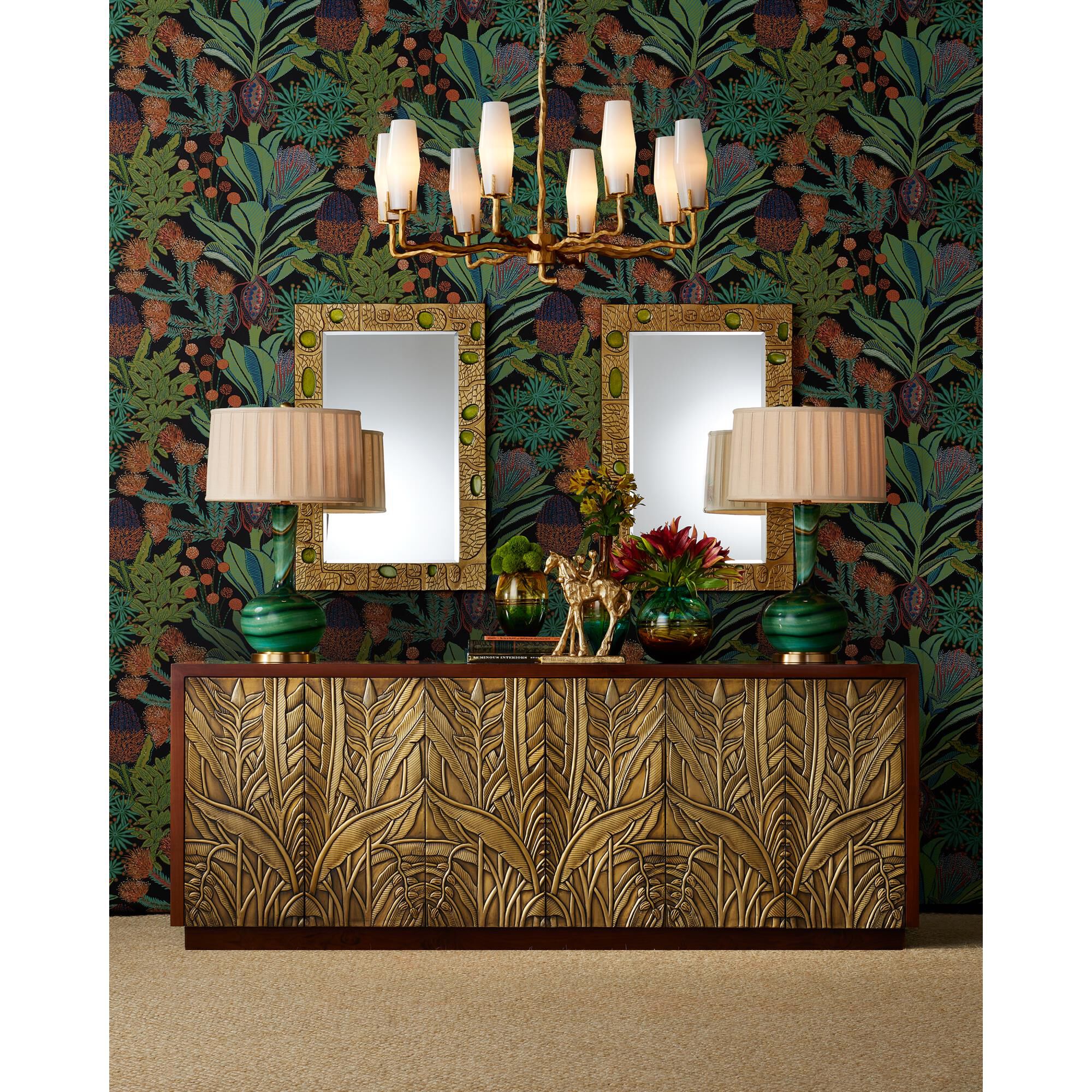 Marjorie Skouras Mathilda 36 Inch Chandelier by Currey and Company