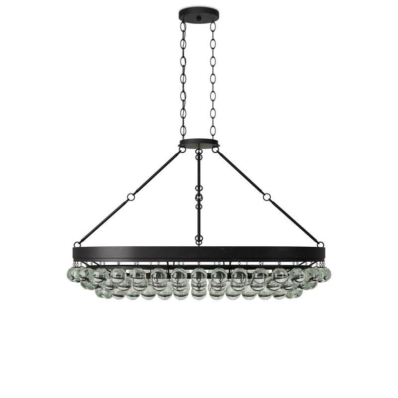 Balthazar 46 Inch 6 Light Semi Flush Mount by Currey & Company