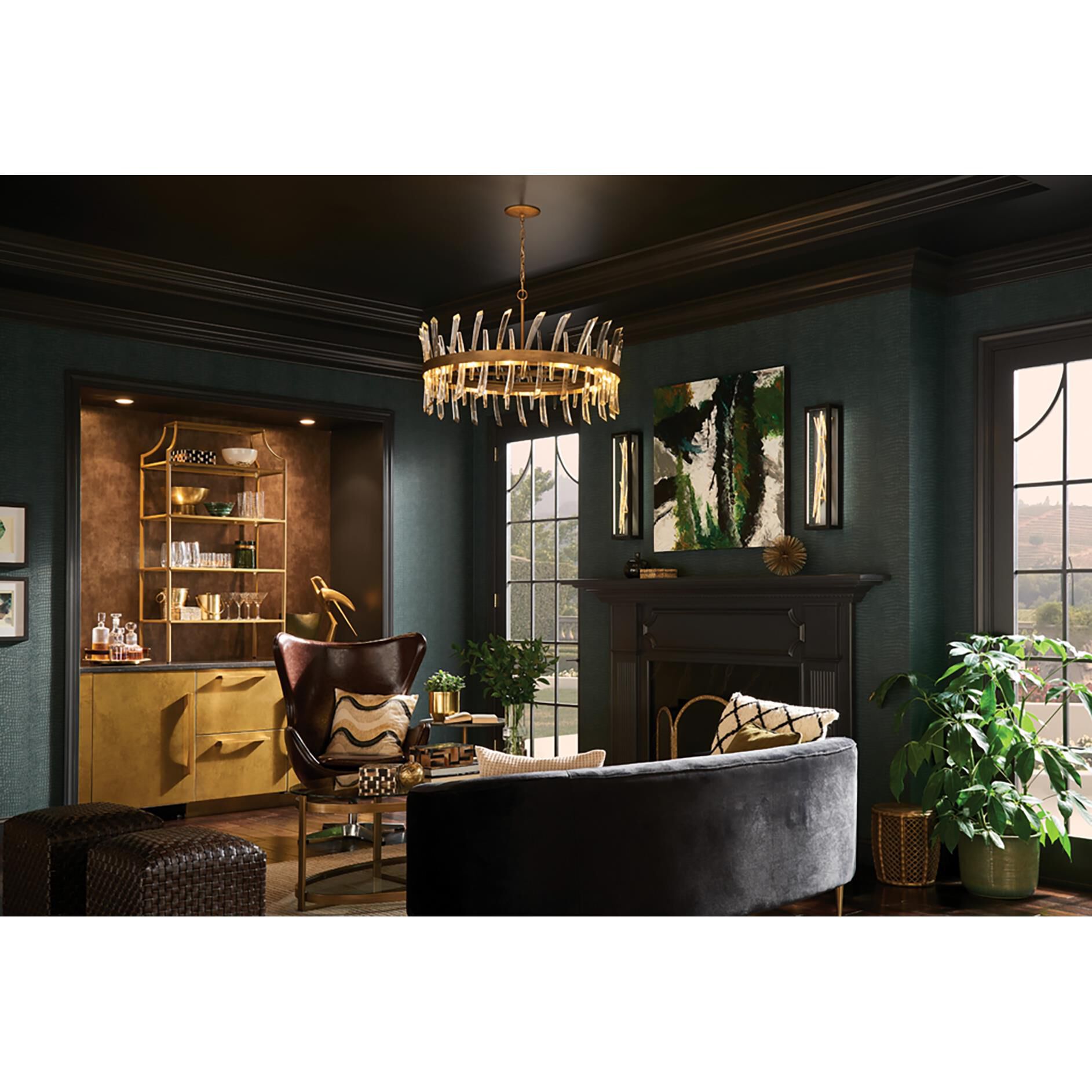 Shown in Burnished Gold finish