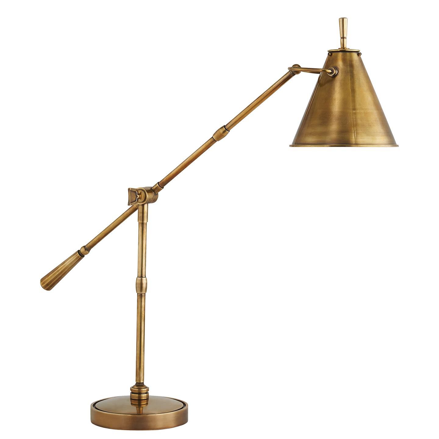 Shown in Hand-Rubbed Antique Brass finish and No Glass  glass and NO Shade  shade